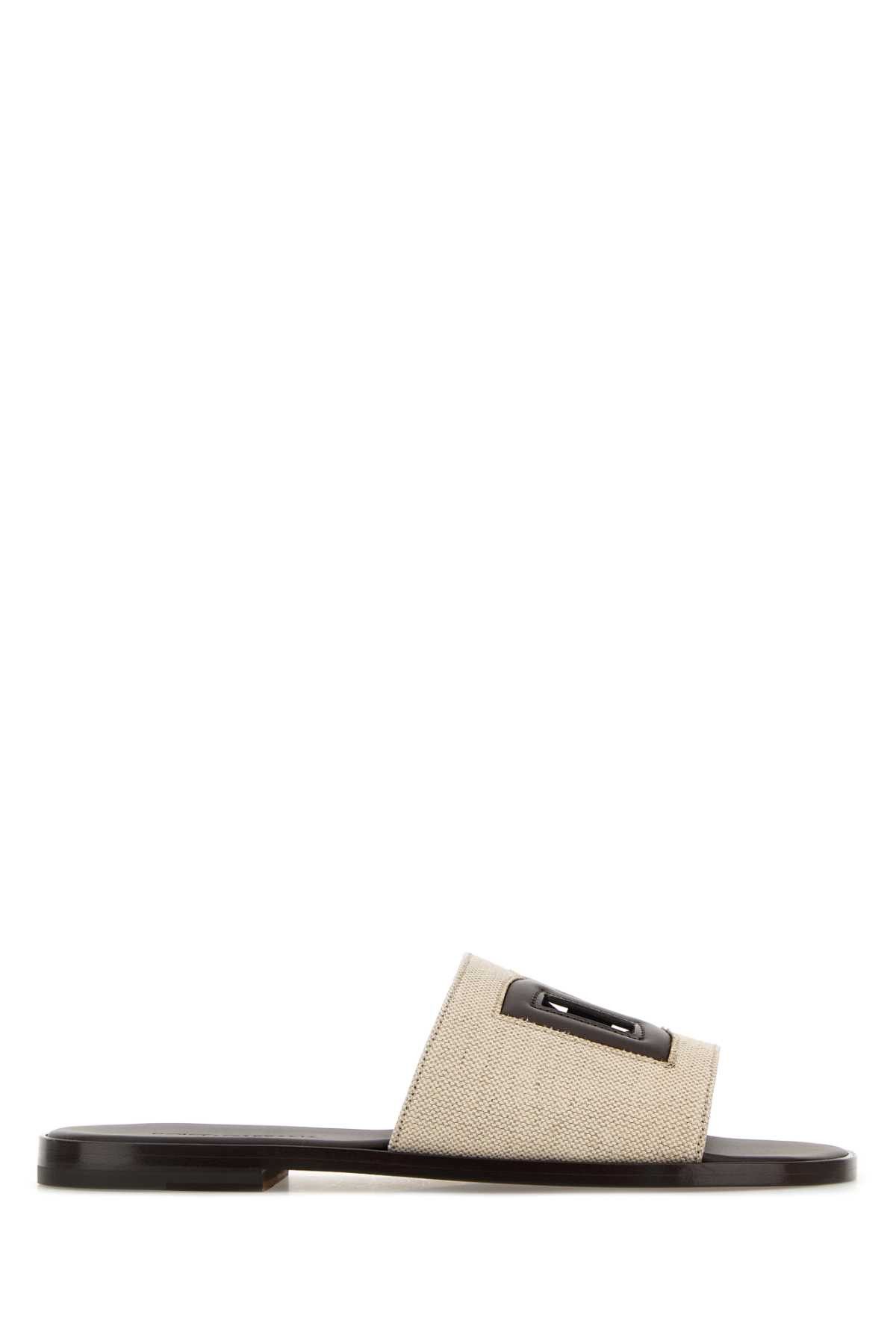 Dolce & Gabbana Two-Tone Canvas Slippers Size US 8.5 / EU 41-42 - 1 Thumbnail