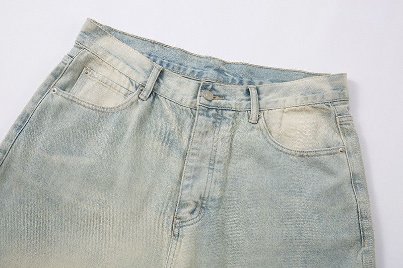 Jean American retro washed loose straight leg jeans for men Size US 32 / EU 48 - 3 Thumbnail