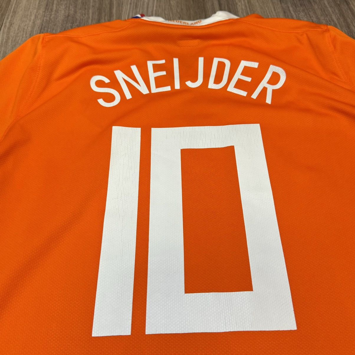 Nike Holland 08/09 home shirt #10 Sneijder Size US L / EU 52-54 / 3 - 6 Thumbnail