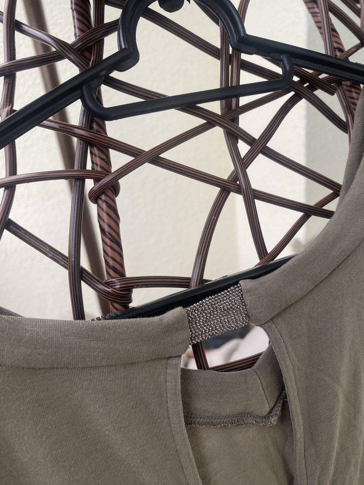 Brunello Cucinelli Khaki elegant luxury brunello cucinelli blouse Size L / US 10 / IT 46 - 7 Thumbnail