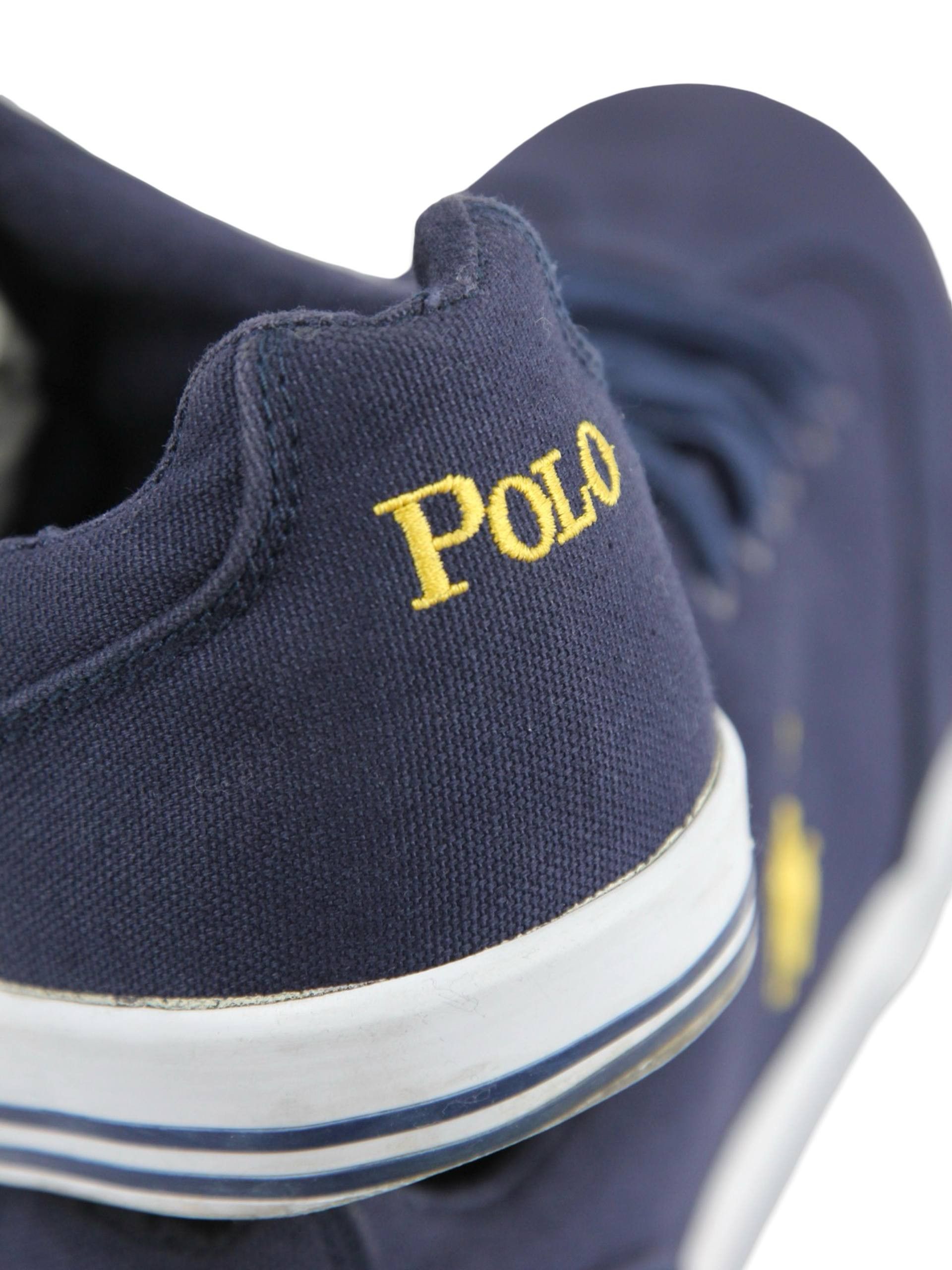 Polo Ralph Lauren POLO RALPH LAUREN Blue canvas sneakers Size US 12 / EU 45 - 7 Thumbnail