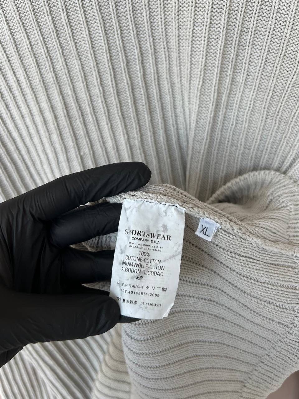 Stone Island Stone Island Denims Knit Sweater Vintage Size XL Cotton Rare Size US XL / EU 56 / 4 - 11 Thumbnail