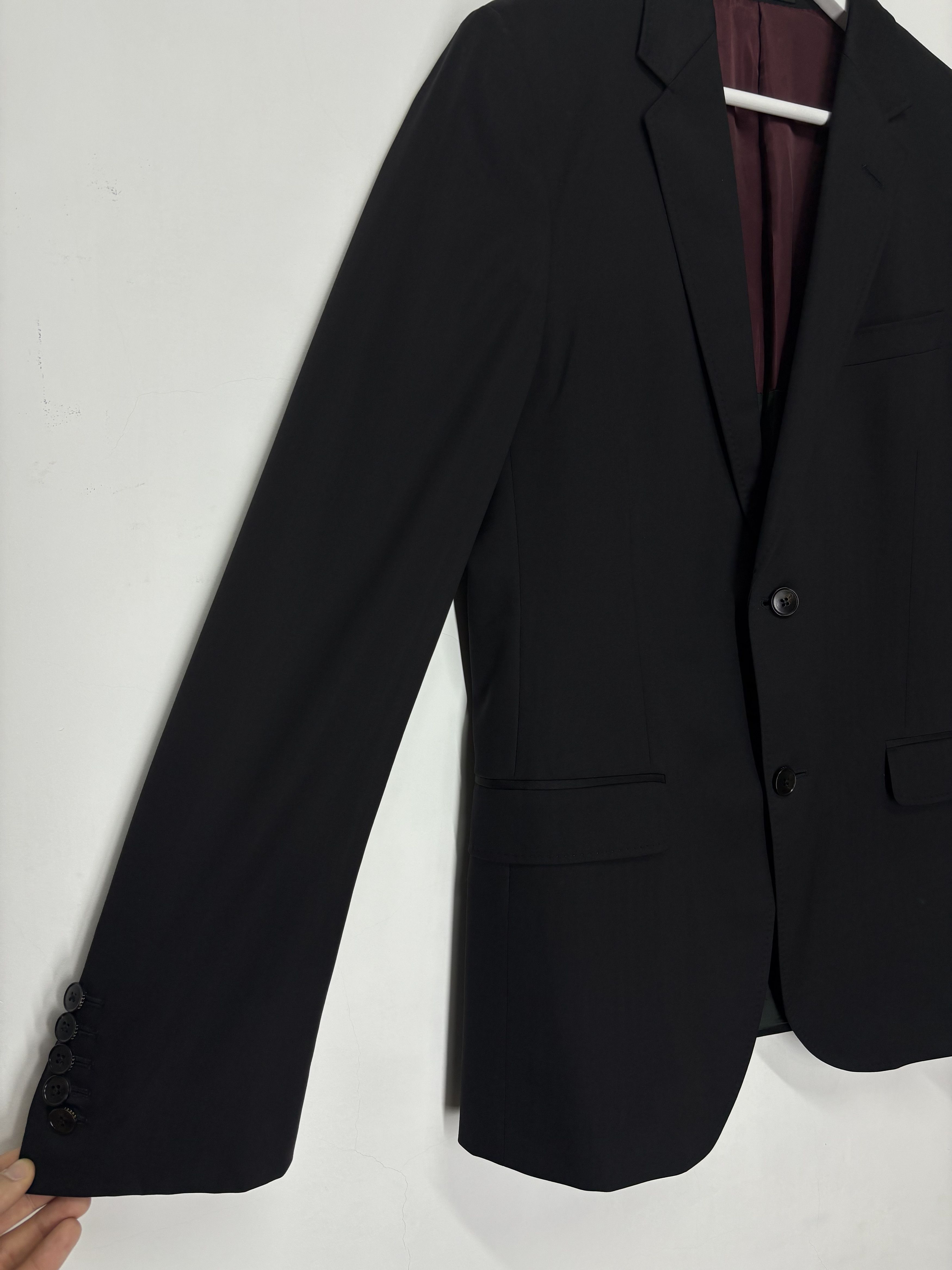 Gucci Gucci Black Wool Blazer Jacket Size 50R - 10 Thumbnail