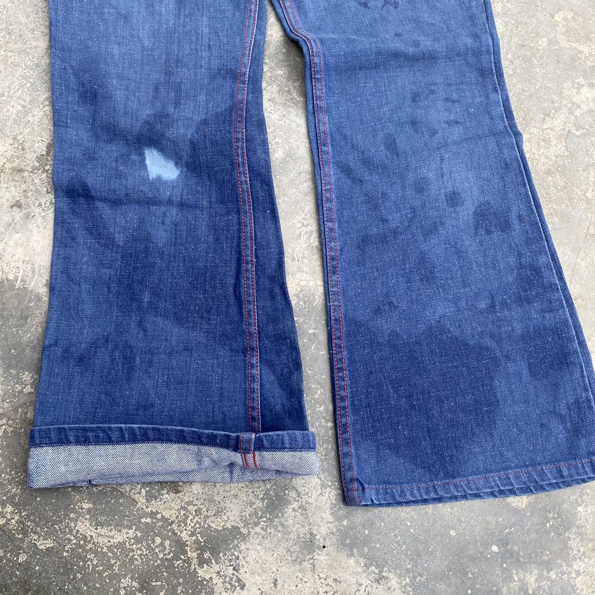 Levi's Vintage Clothing 70s Levis Big E White Tab Flare LV003 Size US 29 - 7 Thumbnail