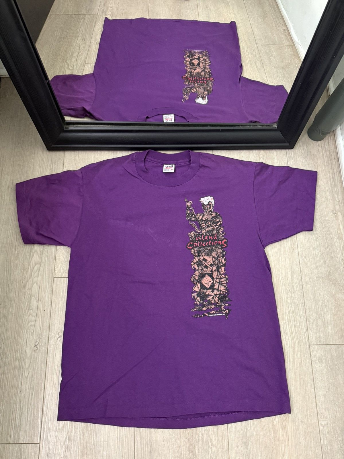 Anvil × Ron Jon Surf Shop × Vintage Vintage / Y2K Rare EENA Surf Pin Up Untamed Shirt Size US XL / EU 56 / 4 - 4 Thumbnail