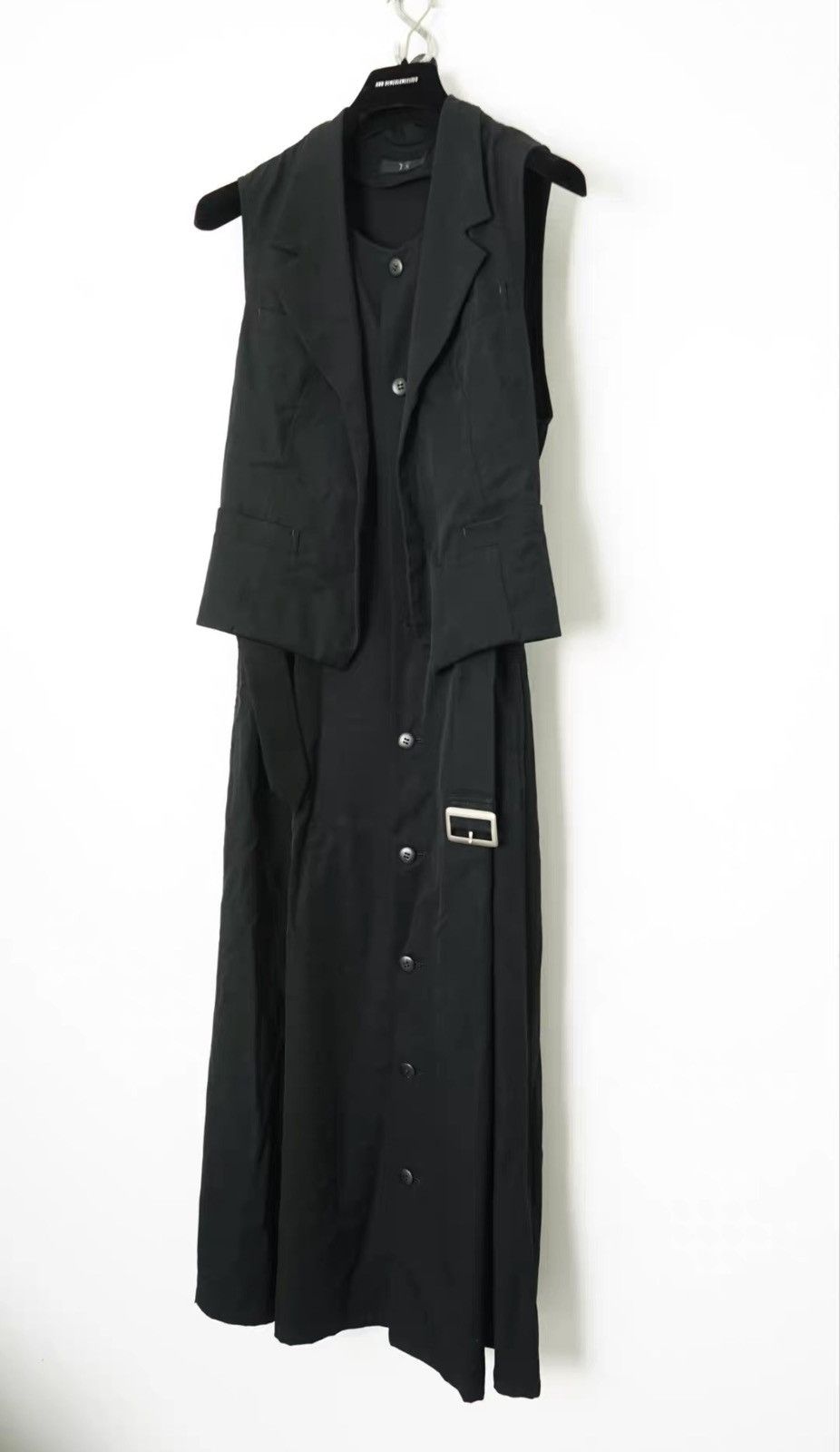 Yohji Yamamoto Yohji Yamamoto Y's Layered Look Sleeveless Mid-Length Coat Size US M / EU 48-50 / 2 - 3 Thumbnail