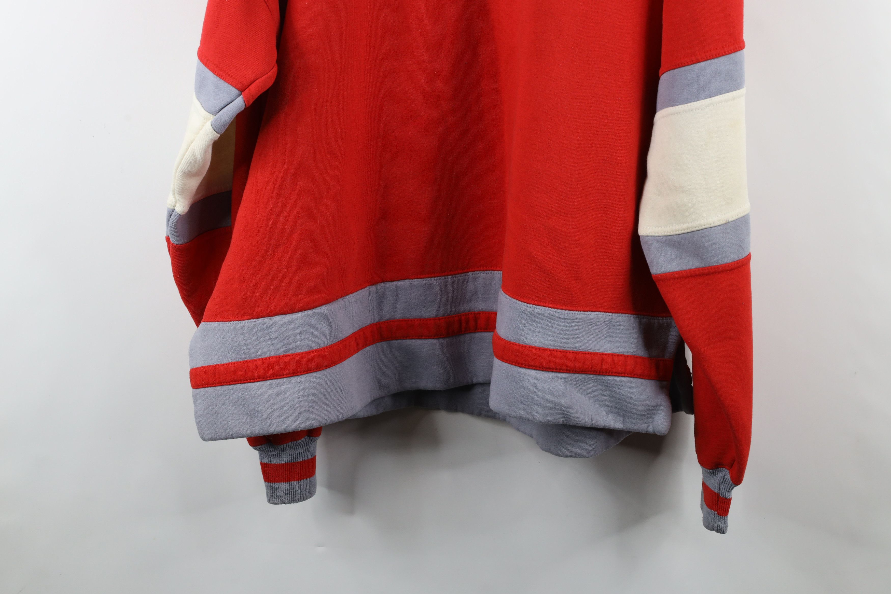 Vintage Vintage 90s Ohio State University Hockey Jersey Sweatshirt Size US XXL / EU 58 / 5 - 12 Thumbnail