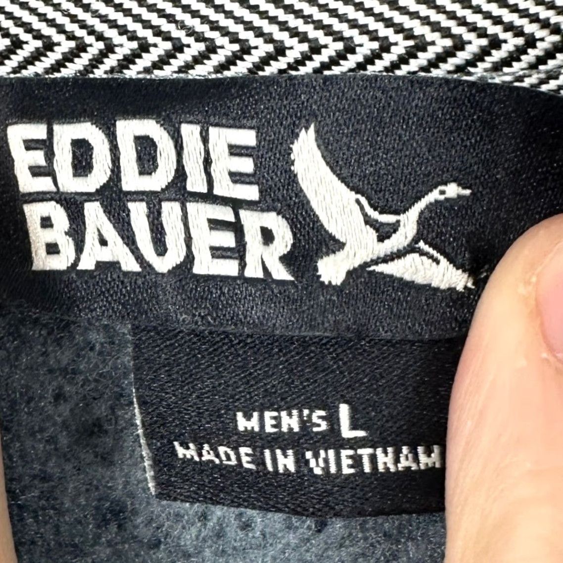 Eddie Bauer Eddie Bauer Pullover Sweater Men Large Blue Fleece Lined Pocket 1/4 Zip Logo Size US L / EU 52-54 / 3 - 4 Thumbnail