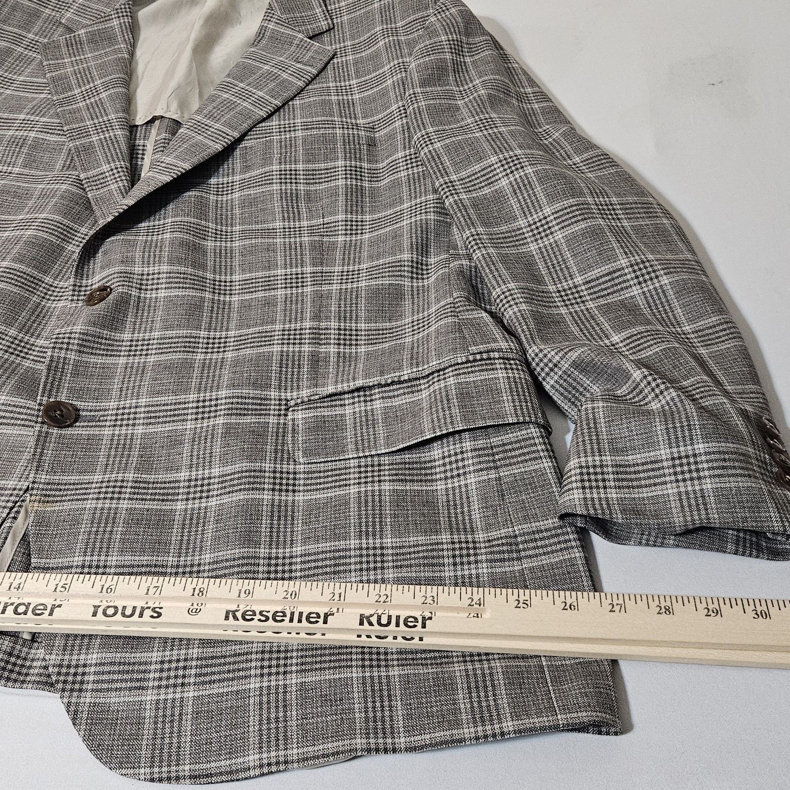 Peter Millar Peter Millar Sport Coat Mens 48R Plaid Wool Modern Blazer Size US M / EU 48-50 / 2 - 8 Thumbnail