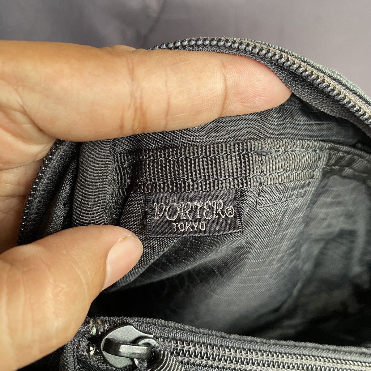 Porter Porter yoshida japan grid pattern waistbag Size ONE SIZE - 6 Thumbnail