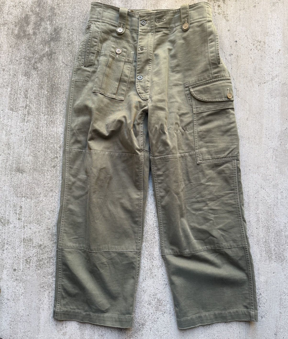 Polo Ralph Lauren 1940 military army hunting skeet cargo relaxed pants Size US 32 / EU 48 - 5 Thumbnail