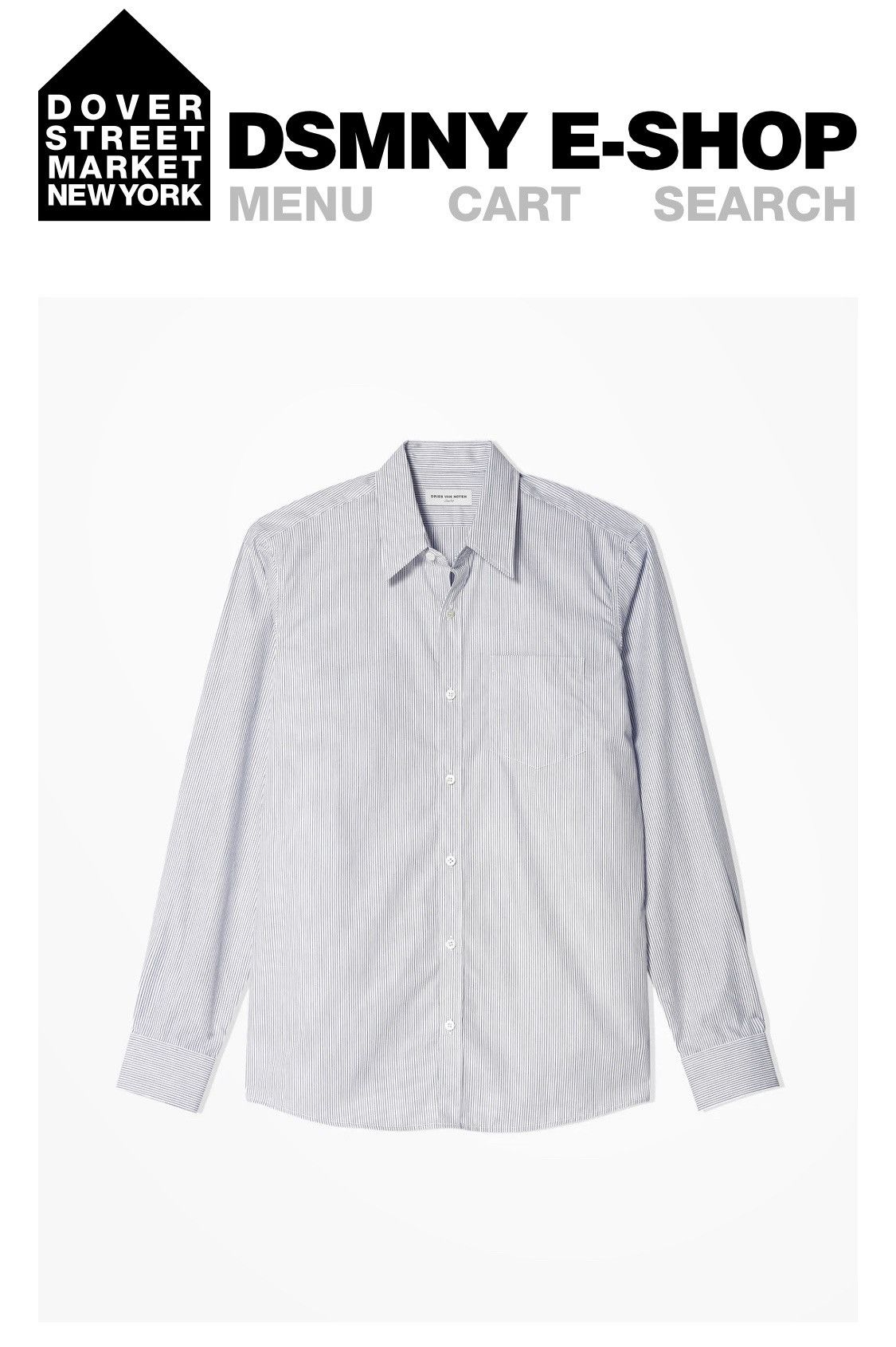 CORBINO STRIPED BUTTON UP SHIRT LONG SLEEVE COLLAR