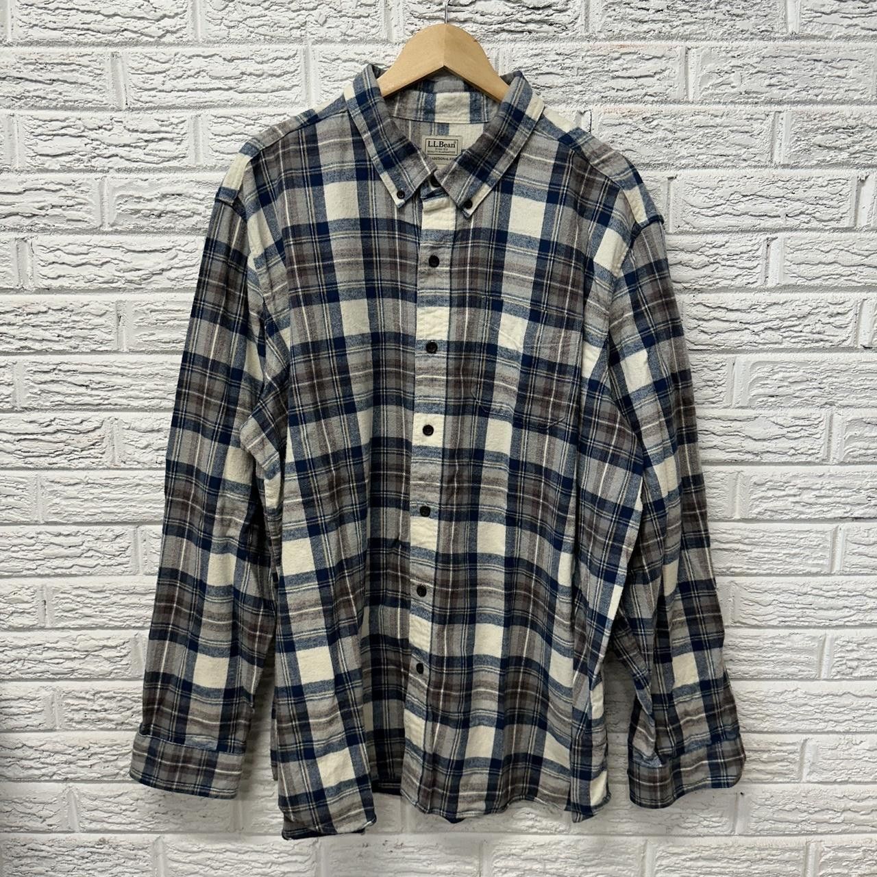L.L. Bean Vintage L.L. Bean Plaid Flannel Button Down Collared XXL Size US XXL / EU 58 / 5 - 2 Thumbnail