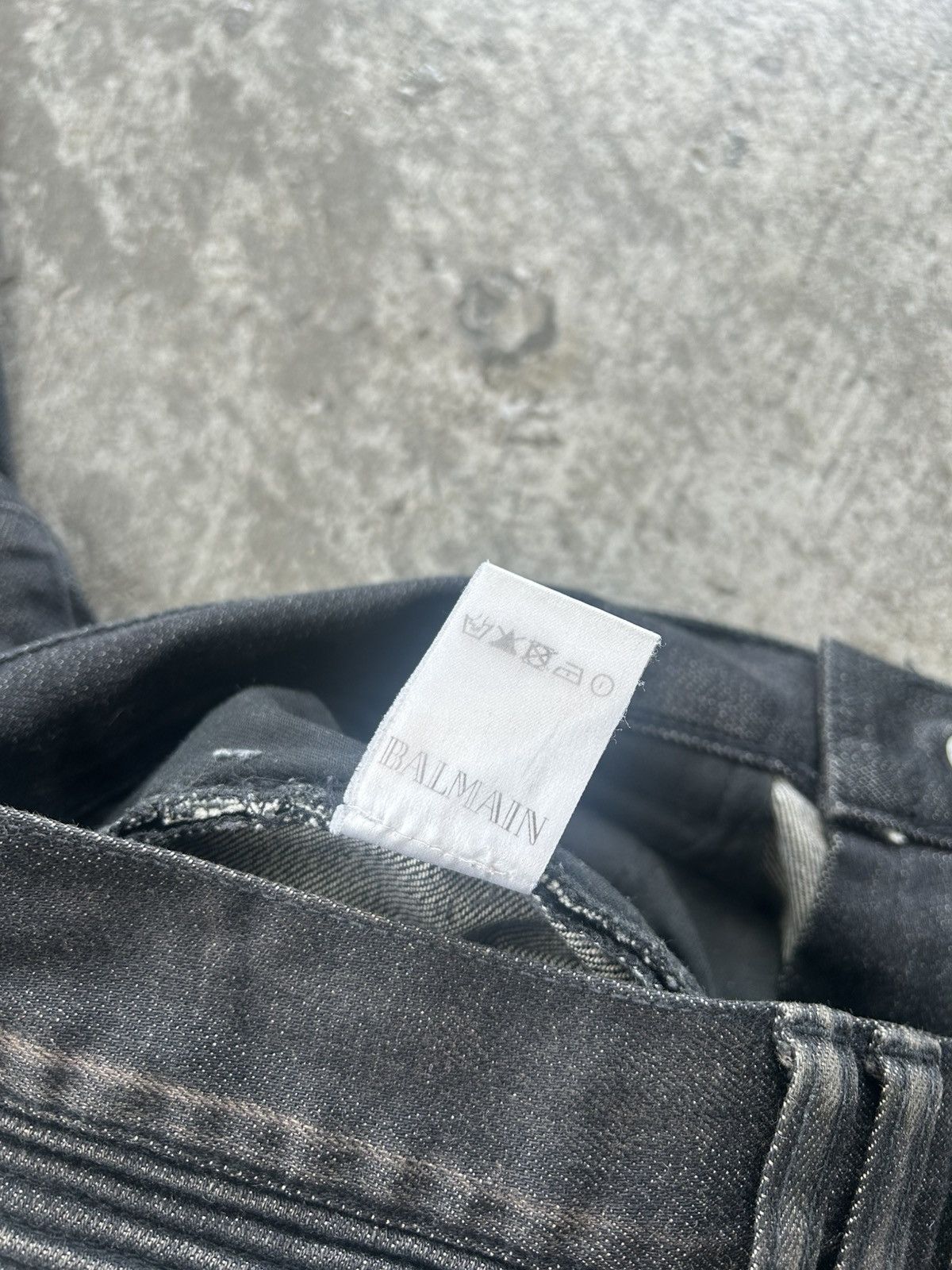 Balmain Balmain Homme AW11 Baked Biker Denim by Decarnin Size US 30 / EU 46 - 6 Thumbnail