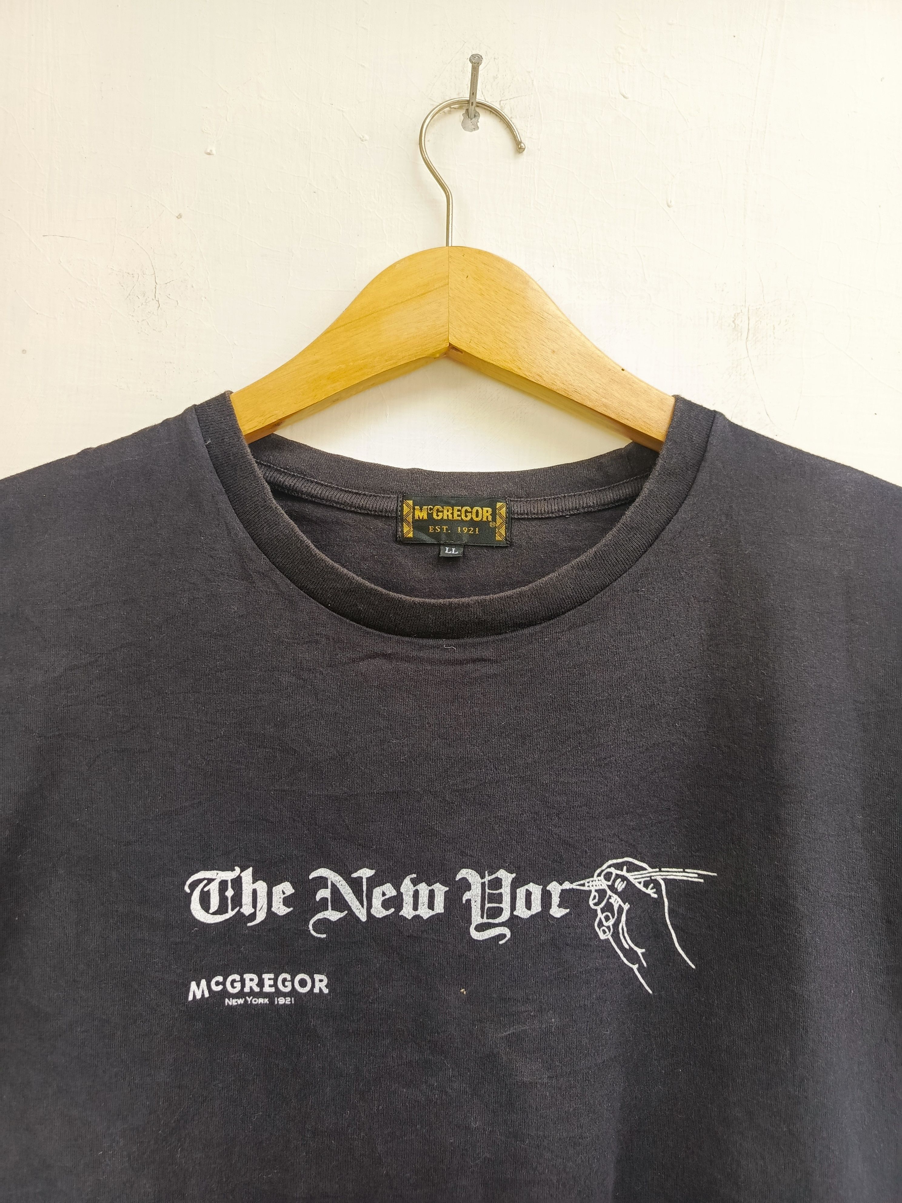 McGregor Vintage McGregor New York Graphic TShirt NYC Streetwear Size US L / EU 52-54 / 3 - 2 Thumbnail