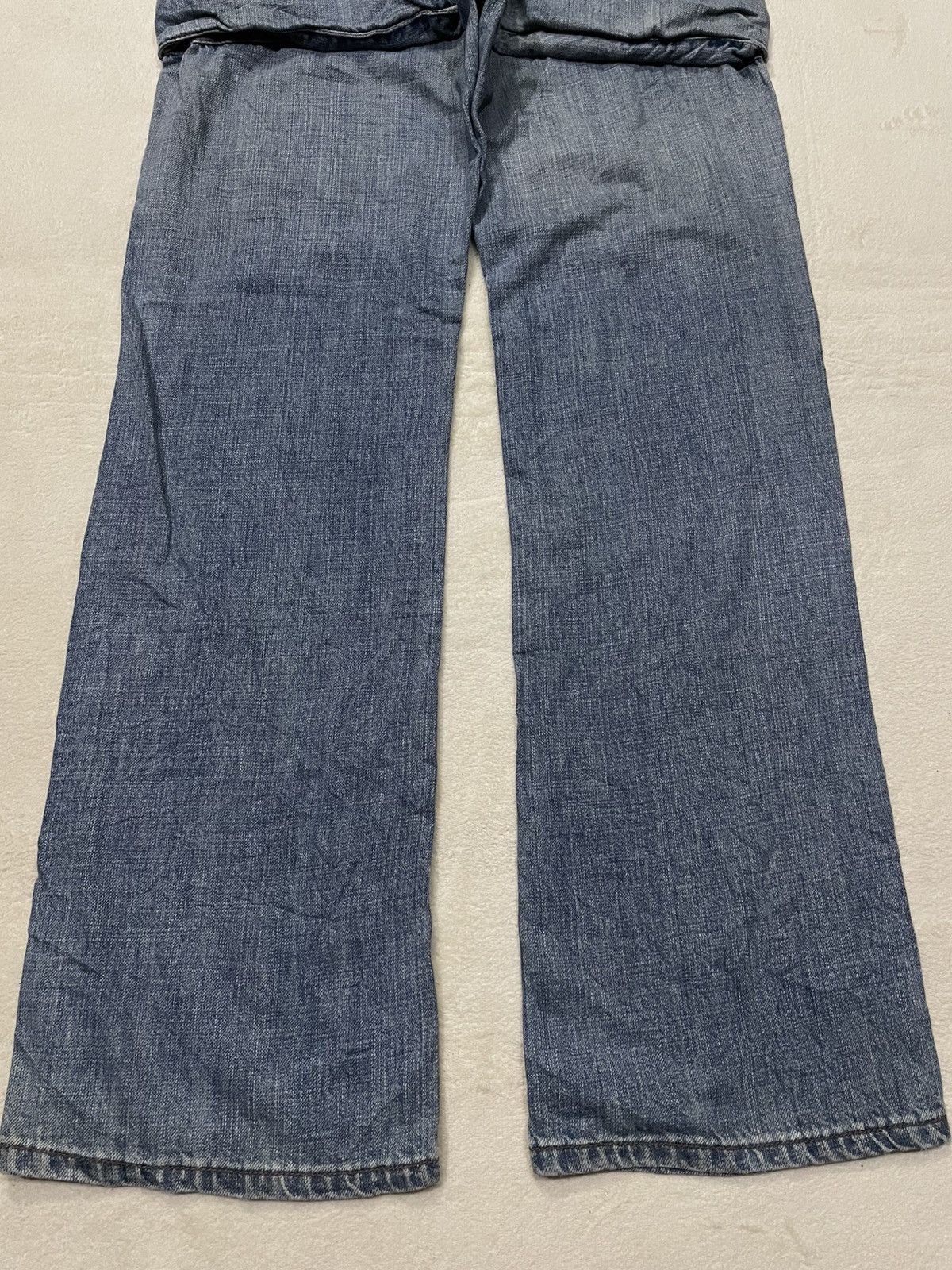 Japanese Brand Vintage Touch JeanSmith Sick Big Pocket Straight Cut Jeans Size US 32 / EU 48 - 18 Thumbnail
