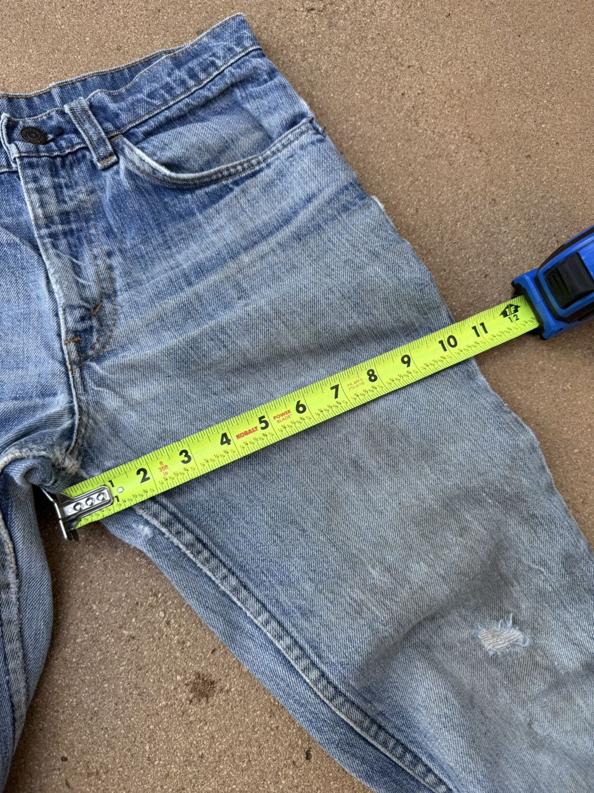 Levi's Vtg 70’s Levi’s 684 Orange Tab Bellbottom Denim Jeans 28x30 Size US 28 / EU 44 - 13 Thumbnail