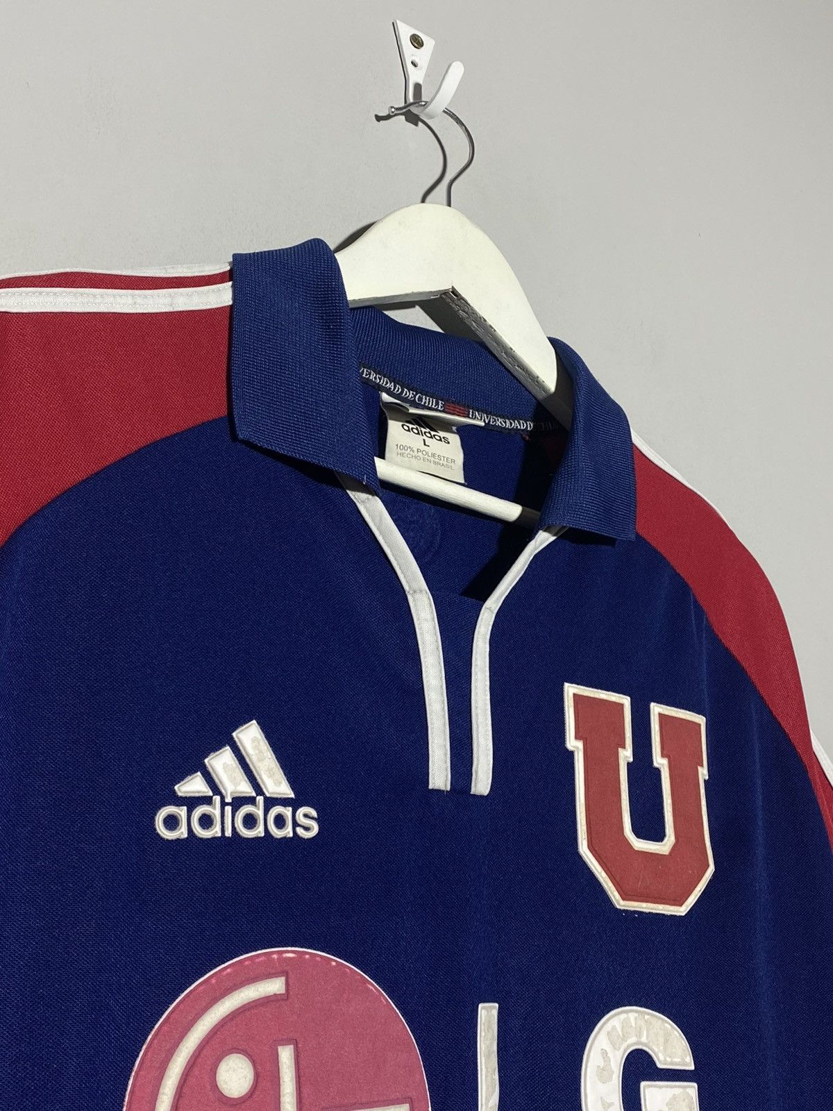 Adidas Adidas Universidad de Chile 2001/02 Home Football Shirt Size US L / EU 52-54 / 3 - 5 Thumbnail