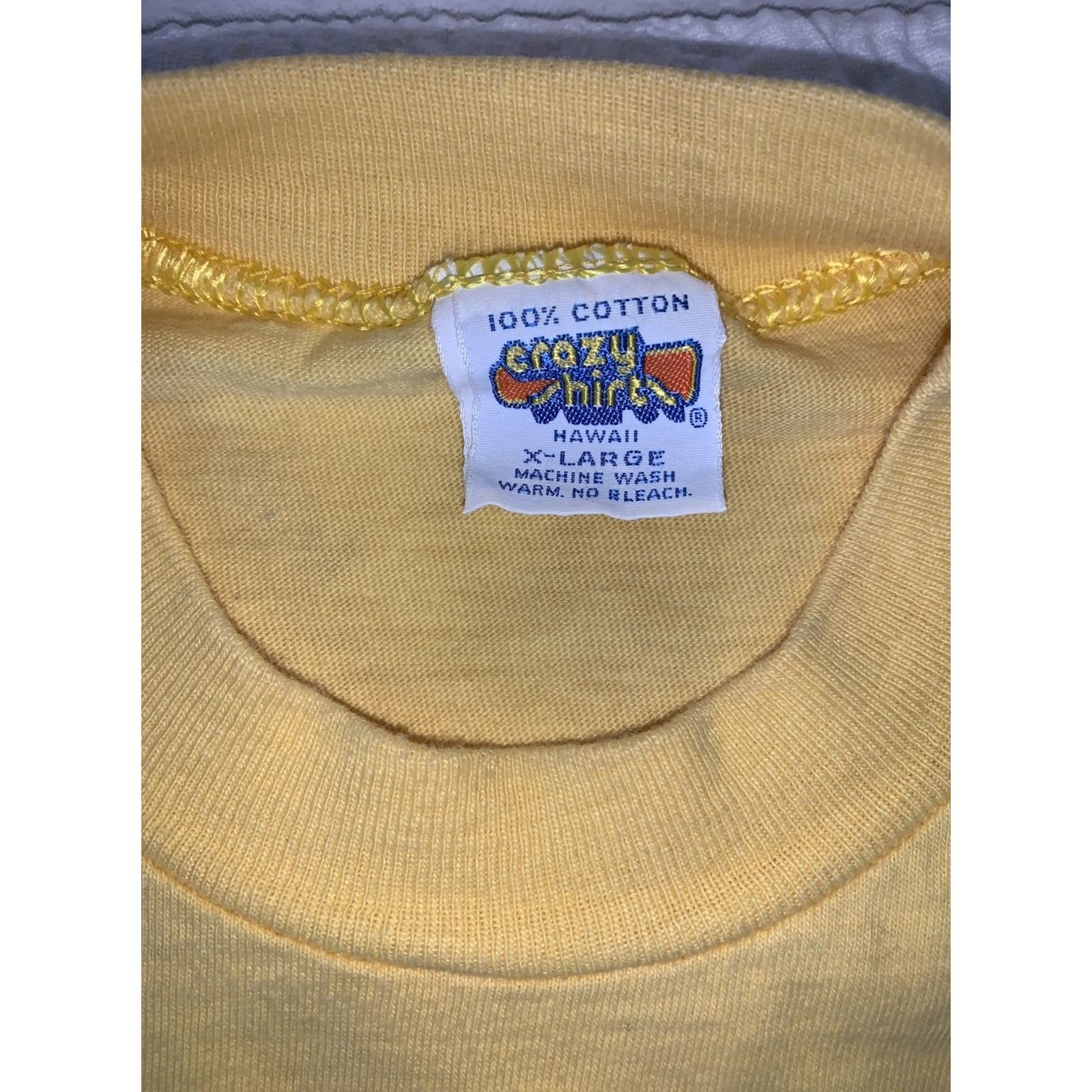 Vintage B Kliban Cat Vintage 70s Shirt - Crazy Shirts XL Yellow Size US XL / EU 56 / 4 - 3 Thumbnail