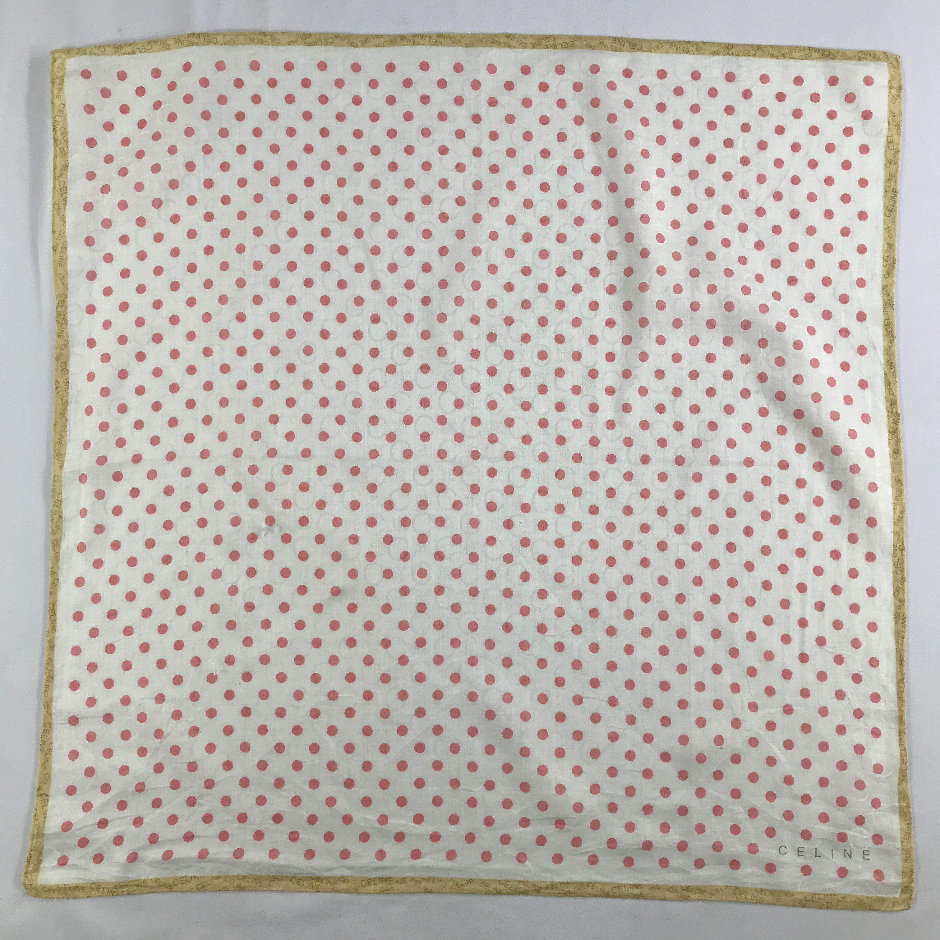 Celine × Vintage Celine Bandana / Handkerchief / Neckerchief - S2599 Size ONE SIZE - 1 Thumbnail