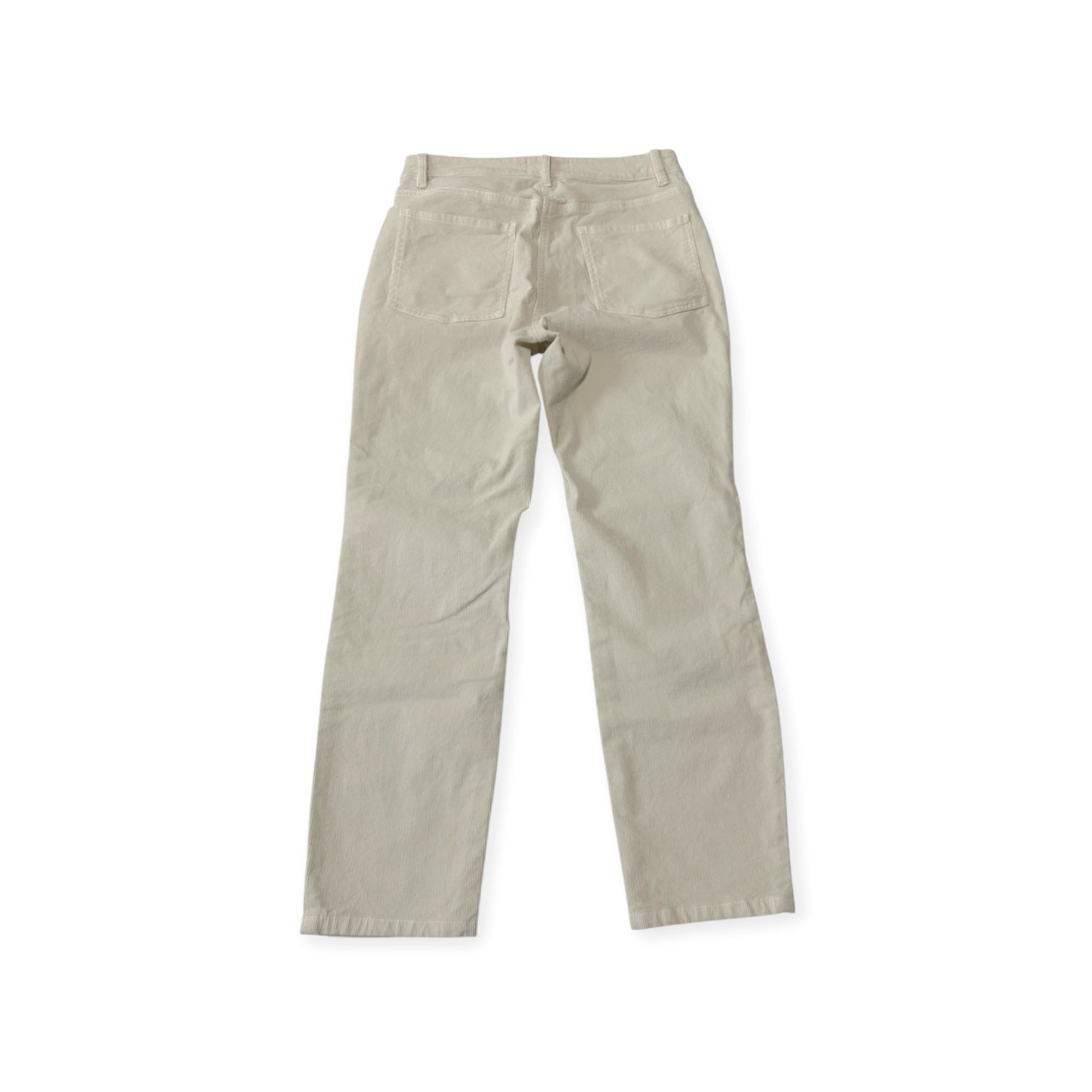 Nili Lotan Nili Lotan Corduroy Bradford Pant, Winter White, Size 4, New Size 27" / US 4 / IT 40 - 7 Thumbnail