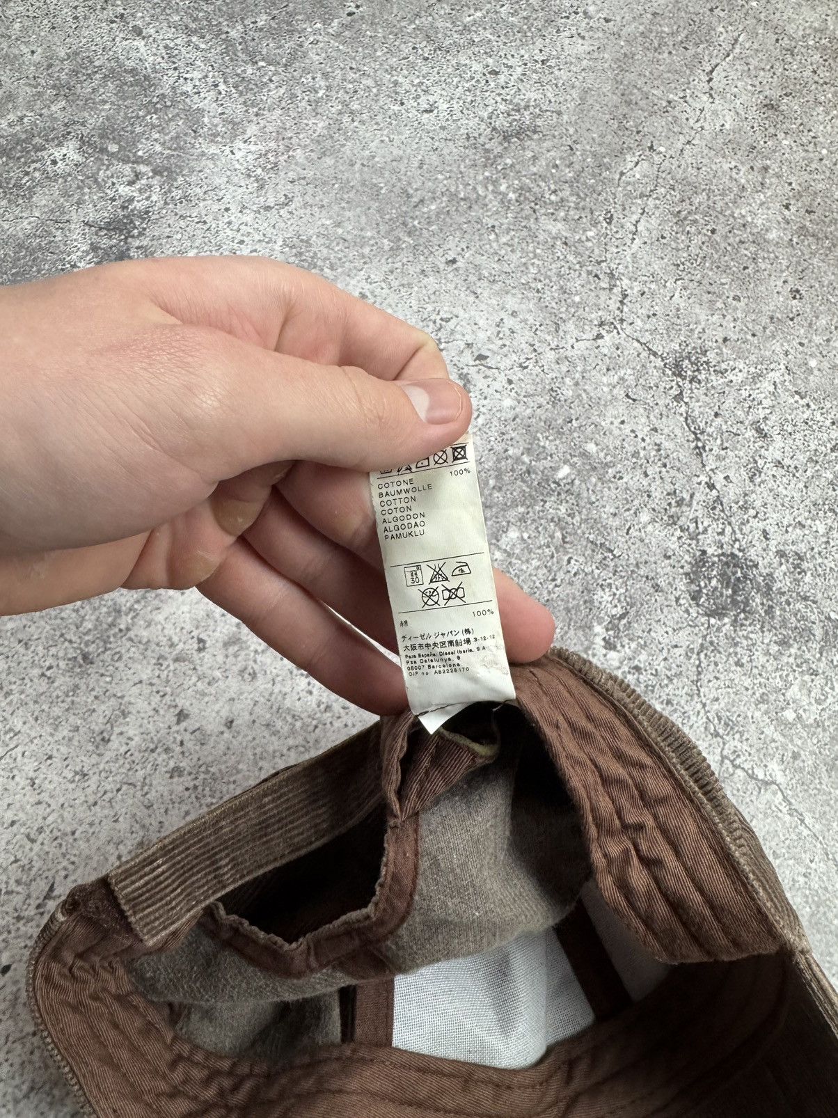 Diesel Rare 90s Brown Diesel Velvet Men's Cap Cordura Y2K Drill Size ONE SIZE - 11 Thumbnail