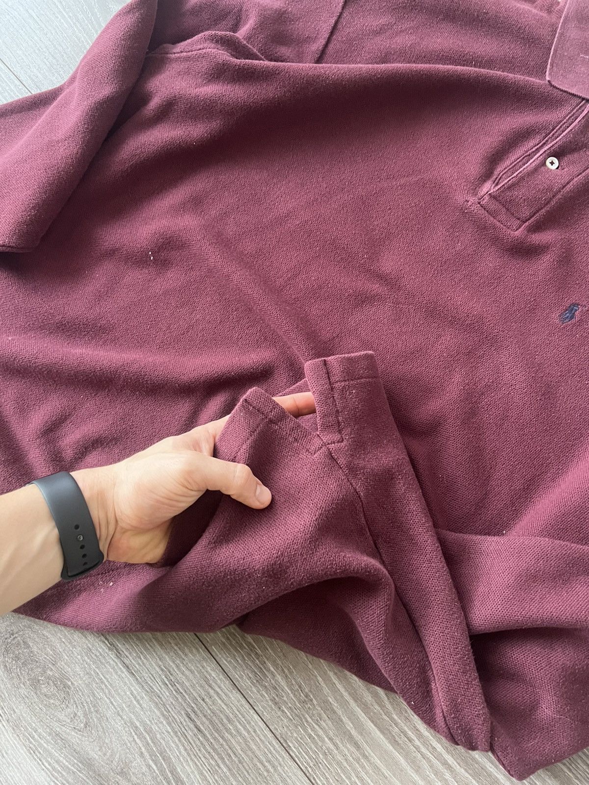 Polo Ralph Lauren × Ralph Lauren × Vintage ‼️Polo Ralph Lauren Vintage Knit Logo Casual LongSleeve Shirt Size US XL / EU 56 / 4 - 13 Thumbnail