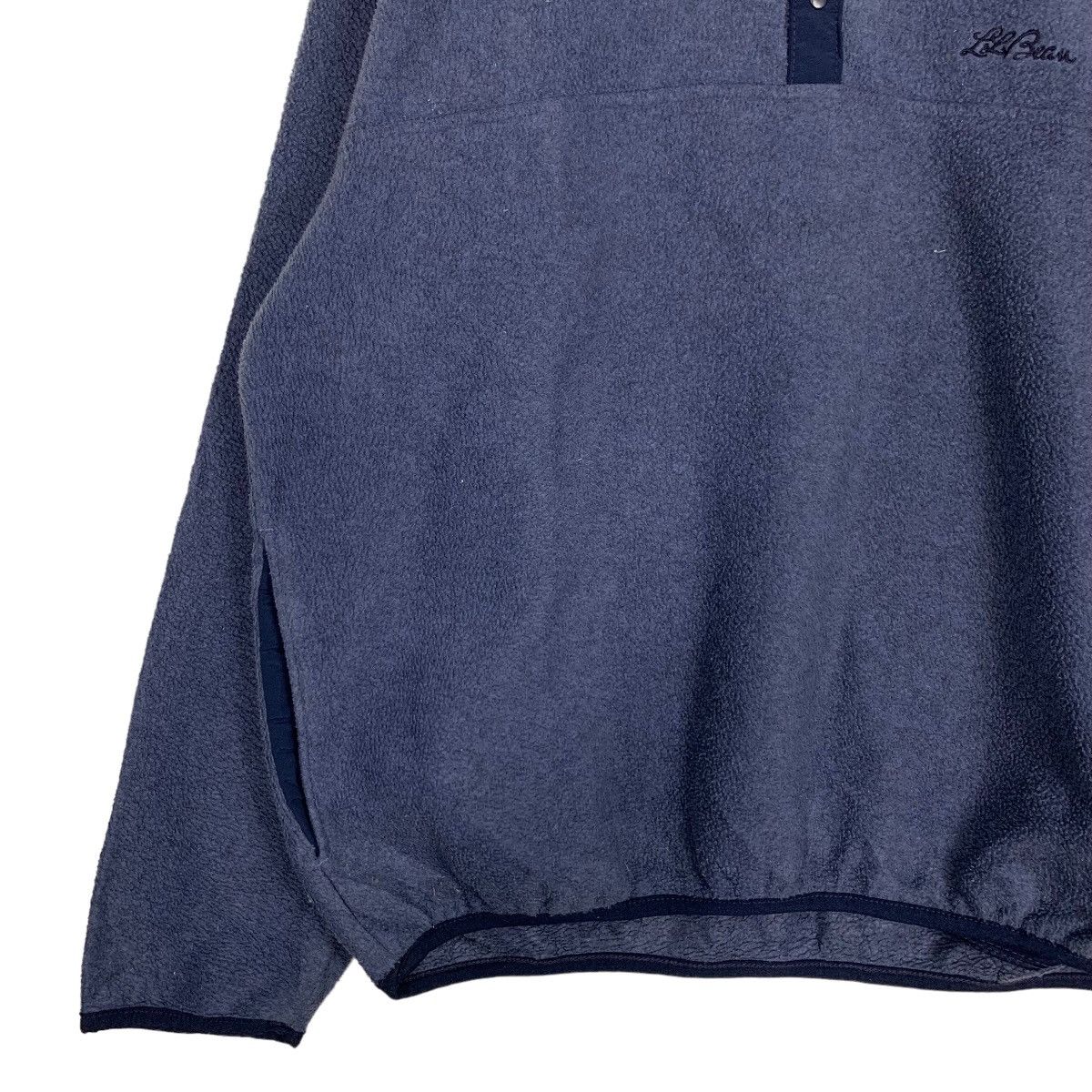 L.L. Bean L.L. BEAN Snap Button Turtle Neck Fleece Sweater #0493-C23 Size US L / EU 52-54 / 3 - 3 Thumbnail