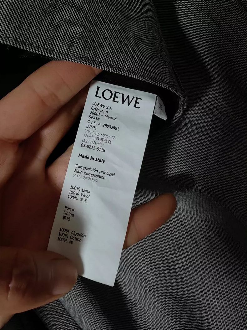 Loewe LOEWE Ladies woolen wide leg trousers Size 24" / US 00 / IT 34 - 3 Thumbnail