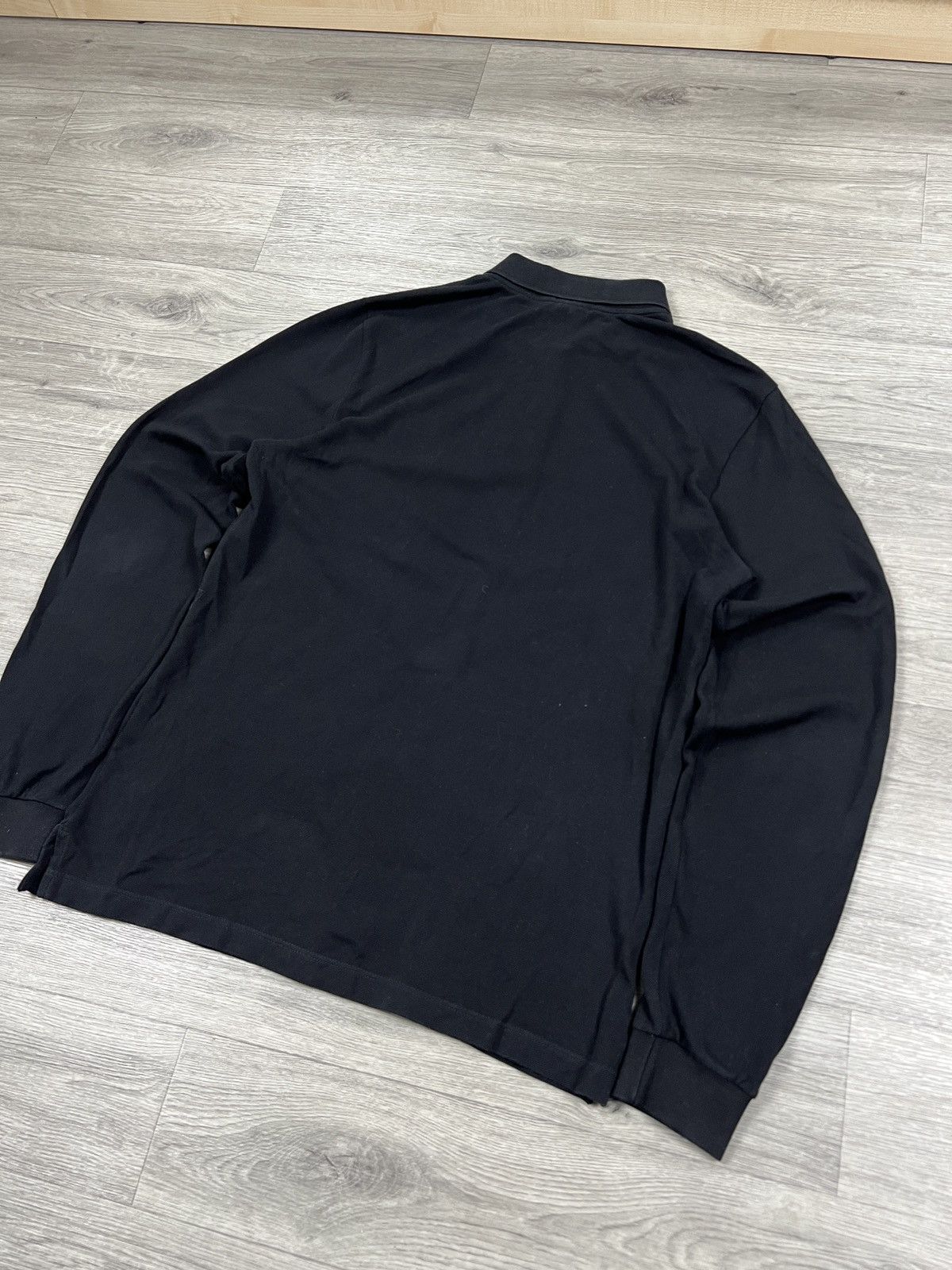Paul & Shark PAUL & SHARK Black Long Sleeve Polo SIZE L Size US L / EU 52-54 / 3 - 6 Thumbnail