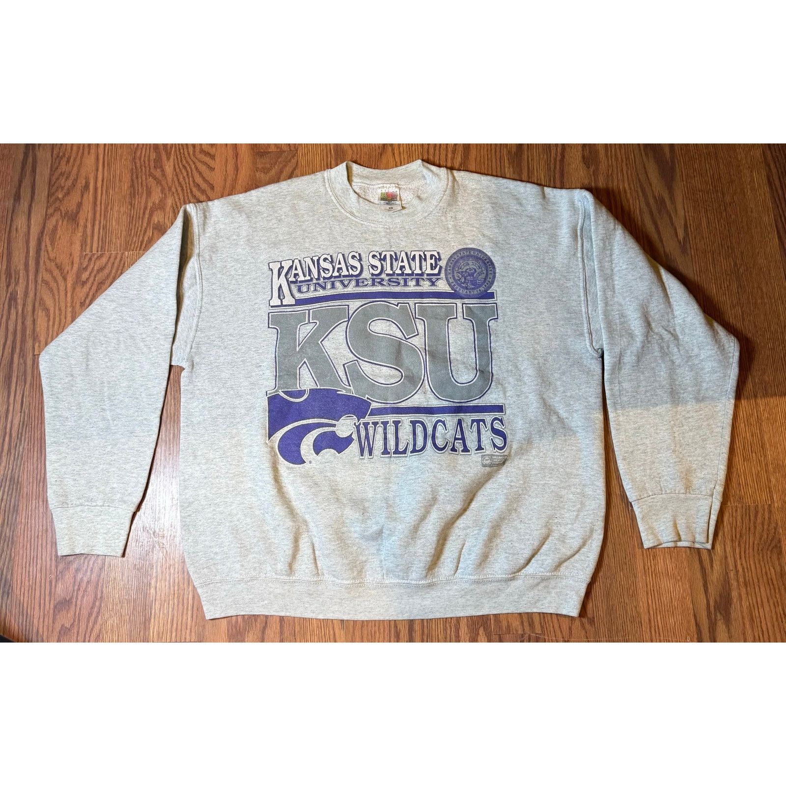 Fruit Of The Loom KSU Wildcats Crew Neck Size XL Size US XL / EU 56 / 4 - 1 Thumbnail