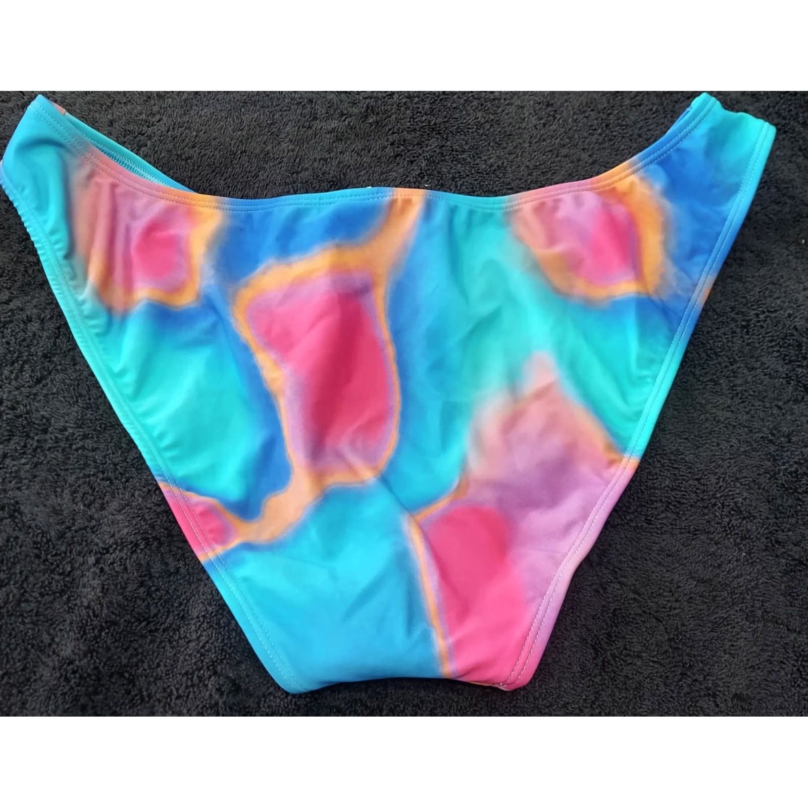 Vintage Wild Fable Swimwear Bikini Bottoms Tie Dye XL (16) Size 40" / US 18 - 3 Thumbnail