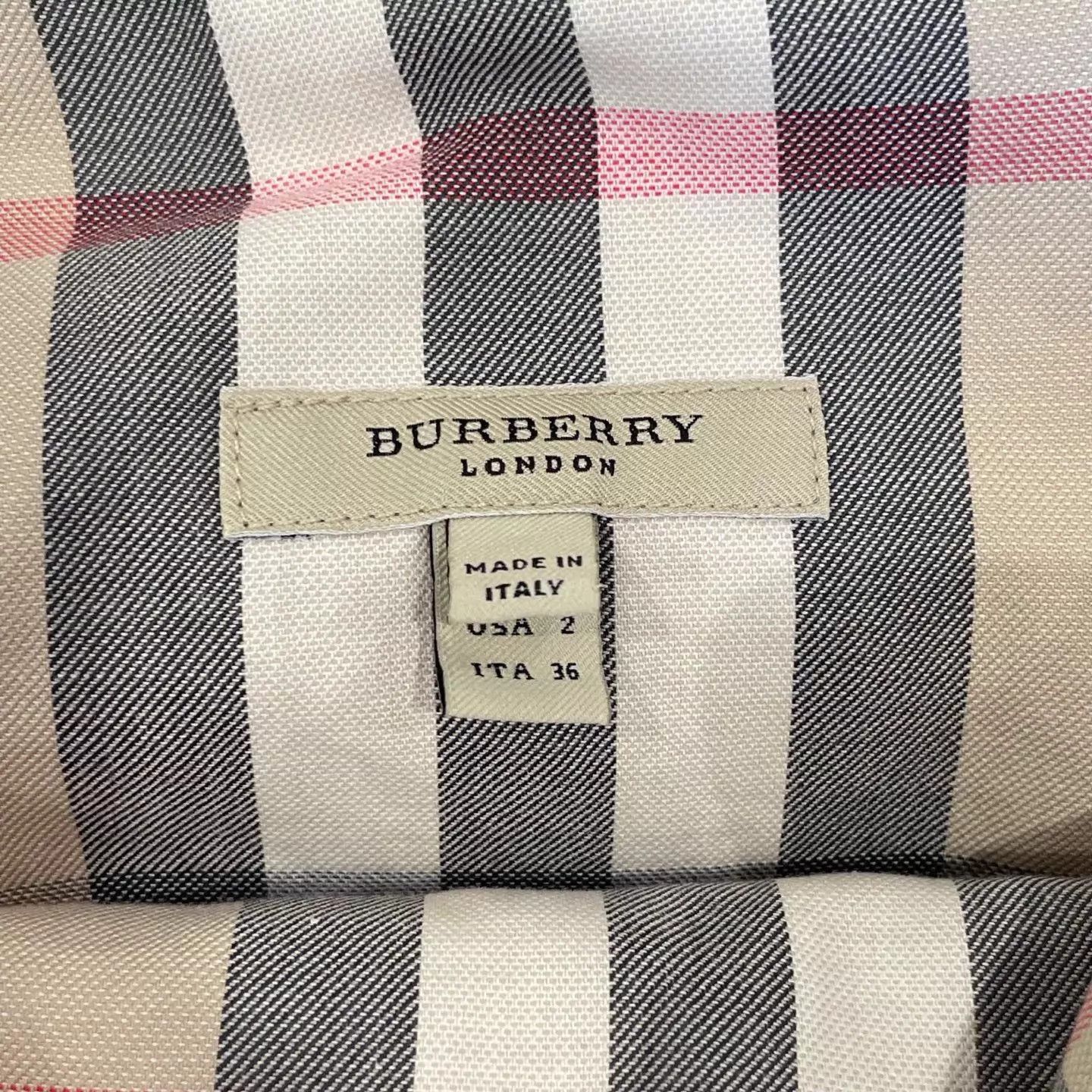 Burberry Burberry Women's Check Pleated Mini Skirt 34 Size 24" / US 00 / IT 34 - 5 Thumbnail
