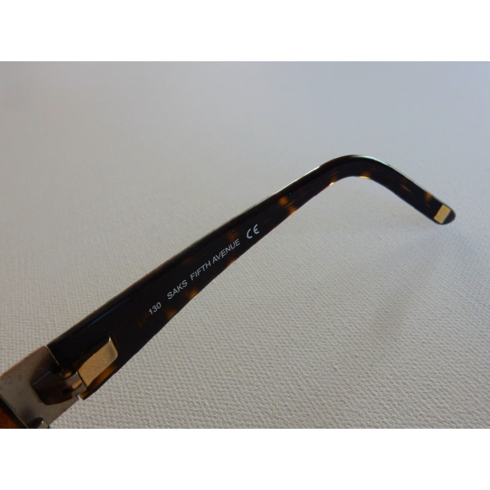 Saks Fifth Avenue Saks Fifth Ave Sunglasses Frames Only Brown Women 58-15 130 S5A JAK RJ 58[]15 130 Size Frames Included Size ONE SIZE - 6 Thumbnail