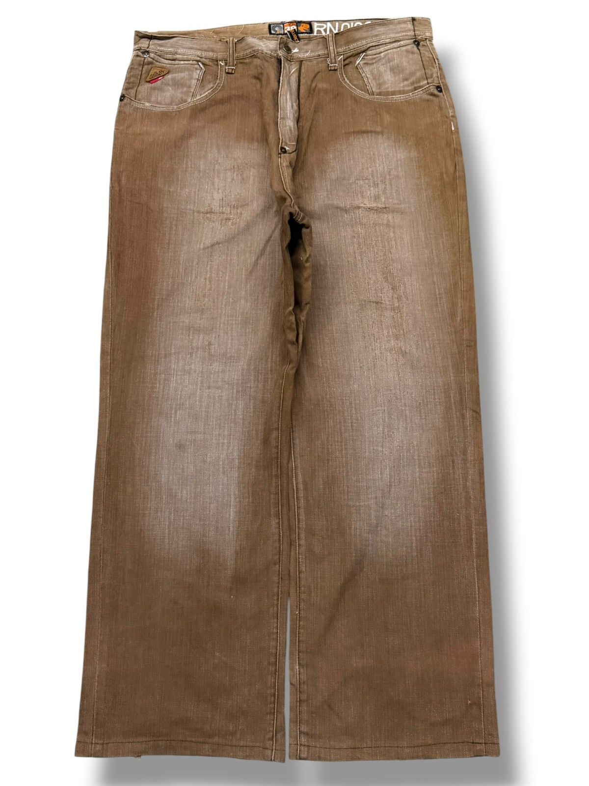 Akademiks Vintage Y2K Akademiks 101 Denim Jeans | Baggy Wide Leg | W39 Size US 39 - 2 Thumbnail