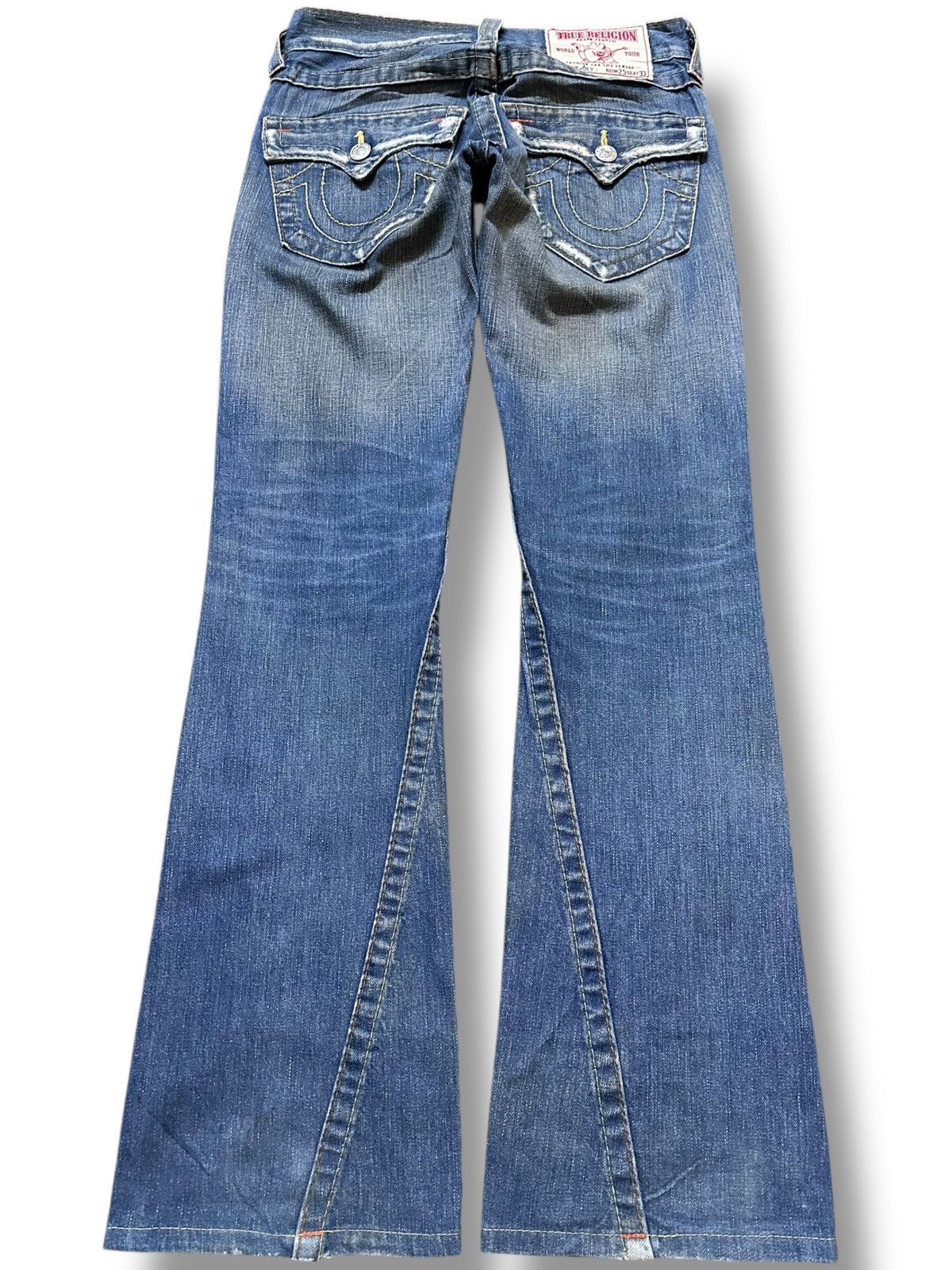 True Religion Vintage True Religion Joey Flare Non Alignment Grunge Denim Size US 29 - 4 Thumbnail