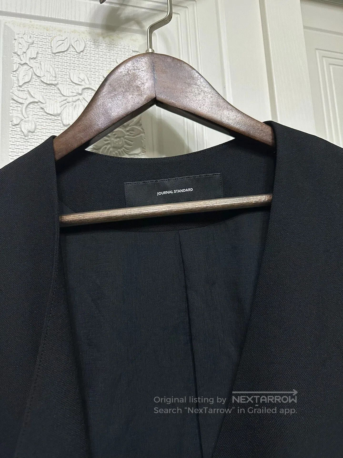 Journal Standard Long Black Vest Coat for Women. Size M / US 6-8 / IT 42-44 - 3 Thumbnail