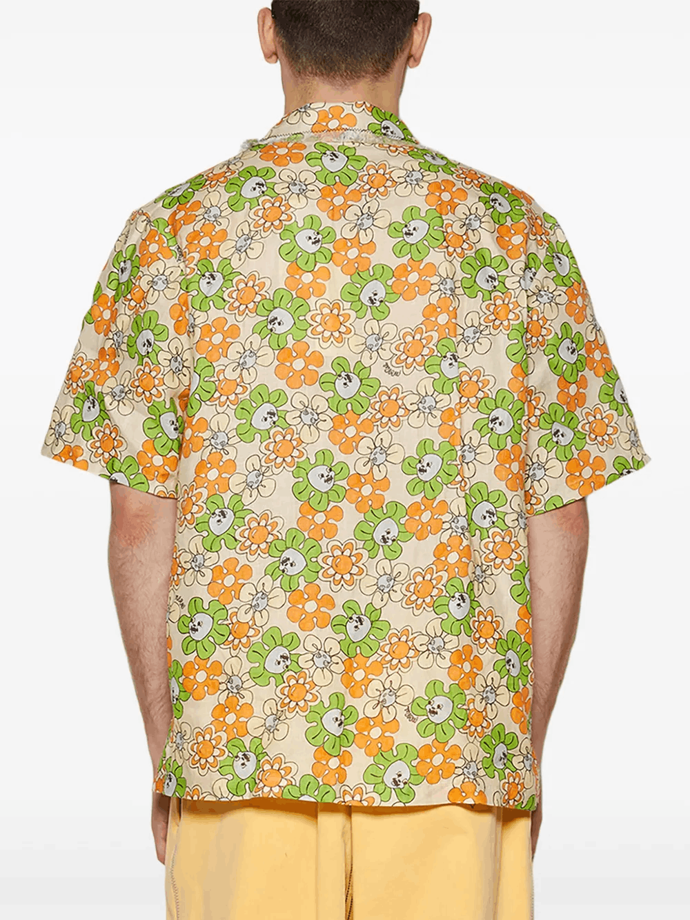 Other Shirt Green and Orange – Bold Printed Casual Shirt for Men Size US S / EU 44-46 / 1 - 4 Thumbnail
