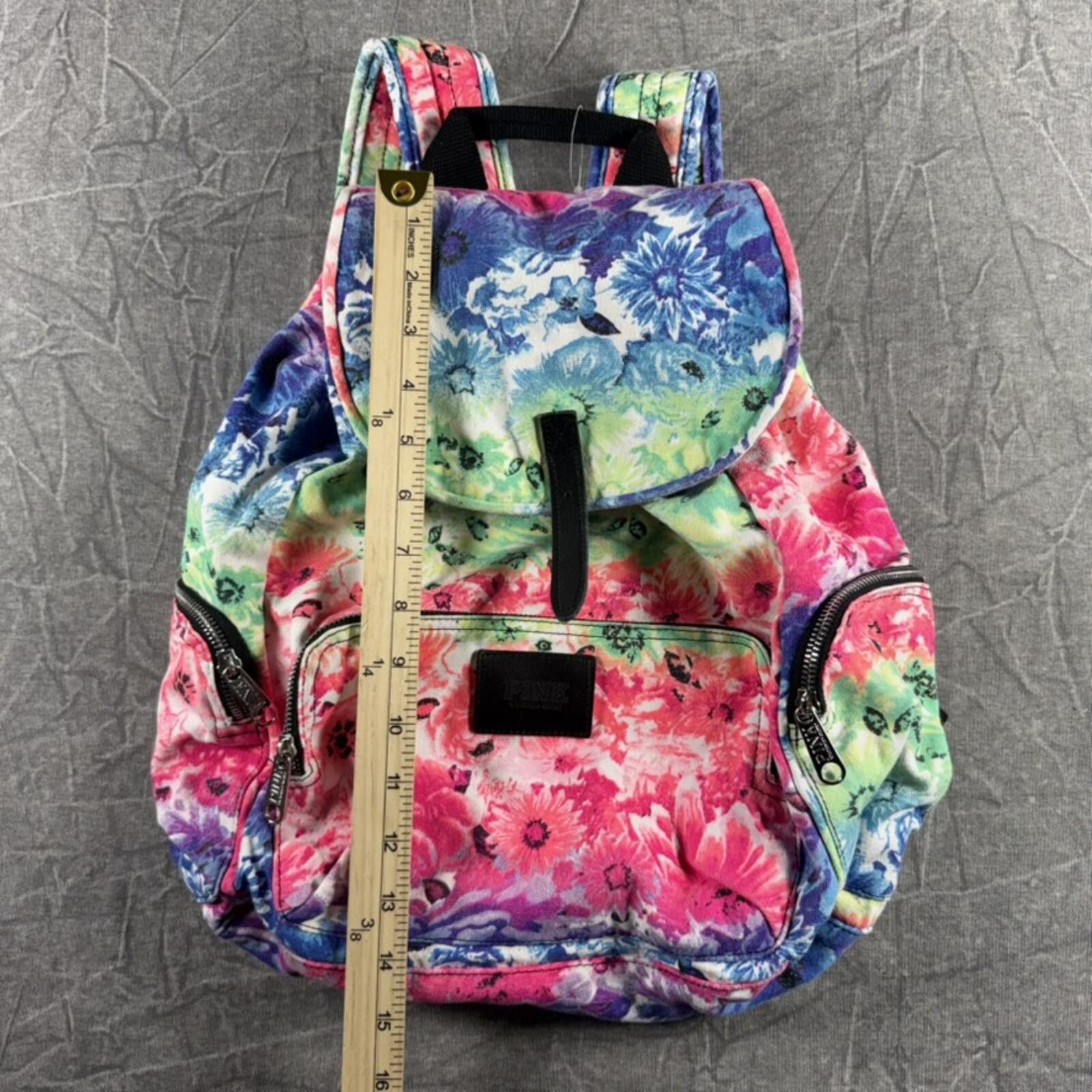 Pink Victorias Secret Backpack Rainbow Love Pink Gym Bag Size ONE SIZE - 5 Thumbnail