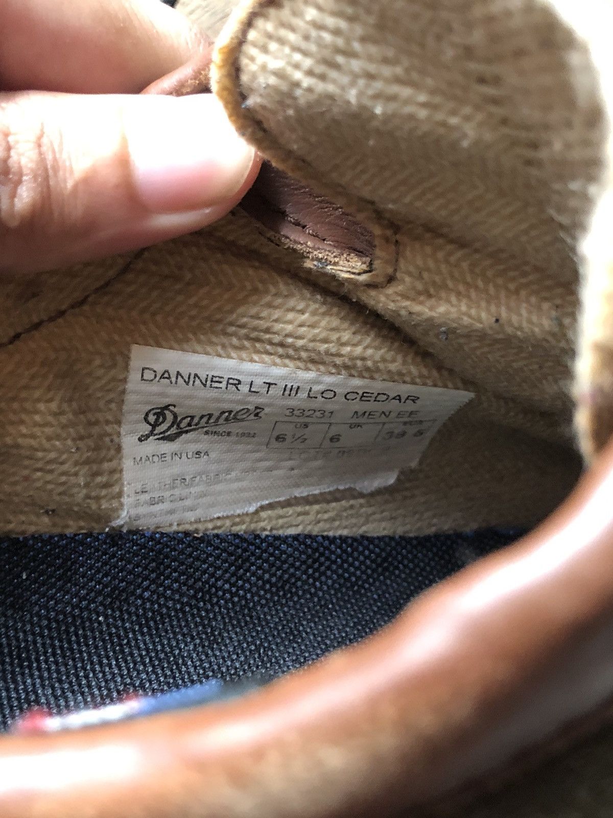 Danner Danner LT III Lo Cedar utility hiking boot USA made Size US 6.5 / EU 39-40 - 9 Thumbnail