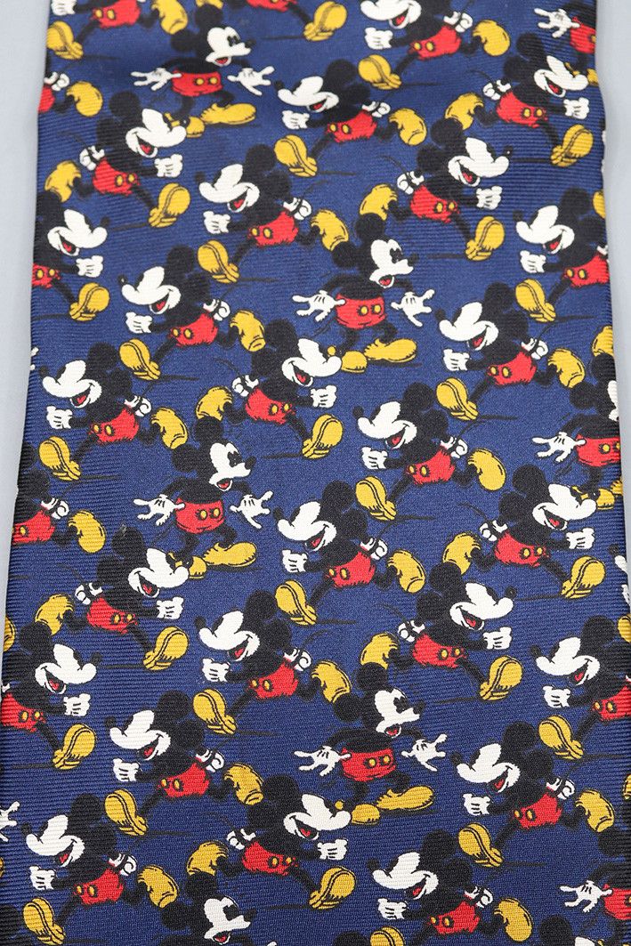 Disney Vintage Mickey Mouse Silk Tie – The Disney Store Size ONE SIZE - 5 Thumbnail