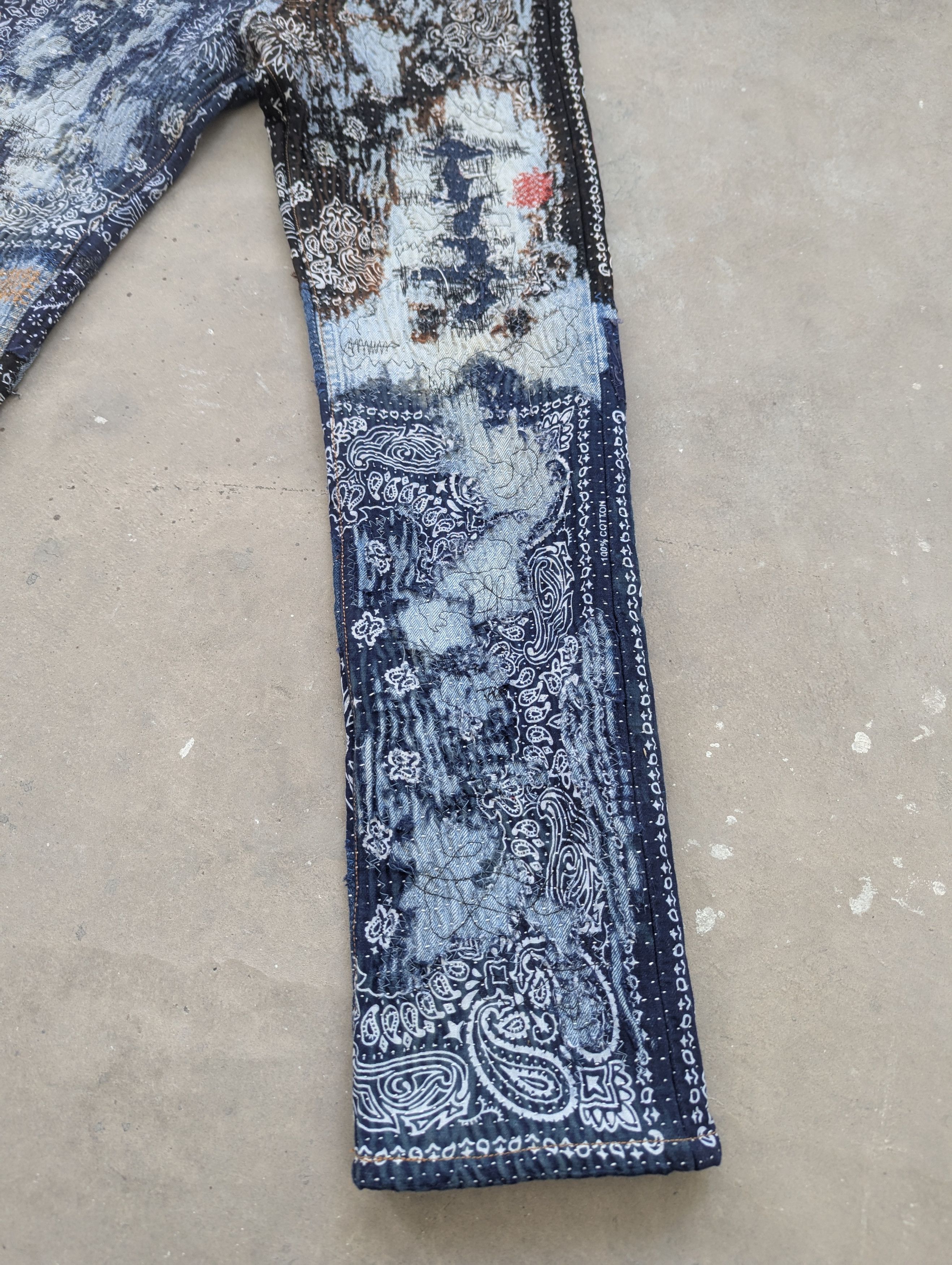 Levi's VintageVintage Levis 501 Inspired Proleta Re Art Custom Made Size US 31 - 5 Thumbnail