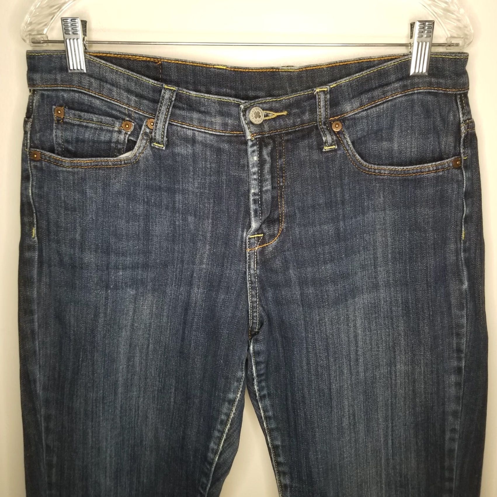 Lucky Brand Lucky Brand Women's Jeans Size 30 Straight Fit Blue Denim Womens Size 30" / US 8 / IT 44 - 2 Thumbnail