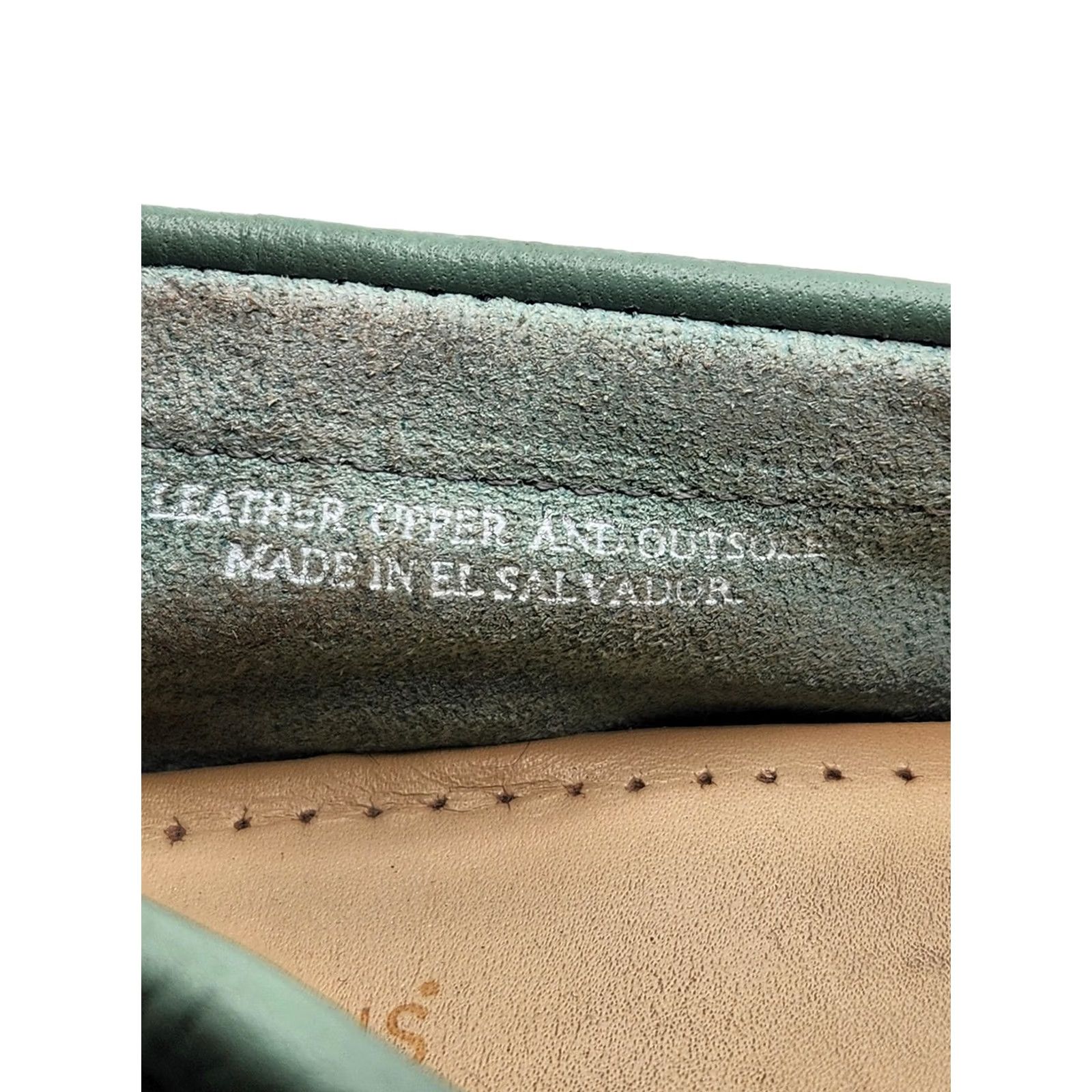 Vintage G.H. Bass & Co. Weejuns Leather Penny Loafers Dress Womens 9 M Green Shoes Size M / US 6-8 / IT 42-44 - 6 Thumbnail