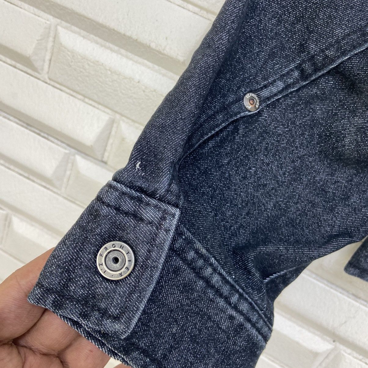 Japanese Brand Japanese Brand I’z Frontier Biker Stretch Denim Jacket Size US S / EU 44-46 / 1 - 17 Thumbnail