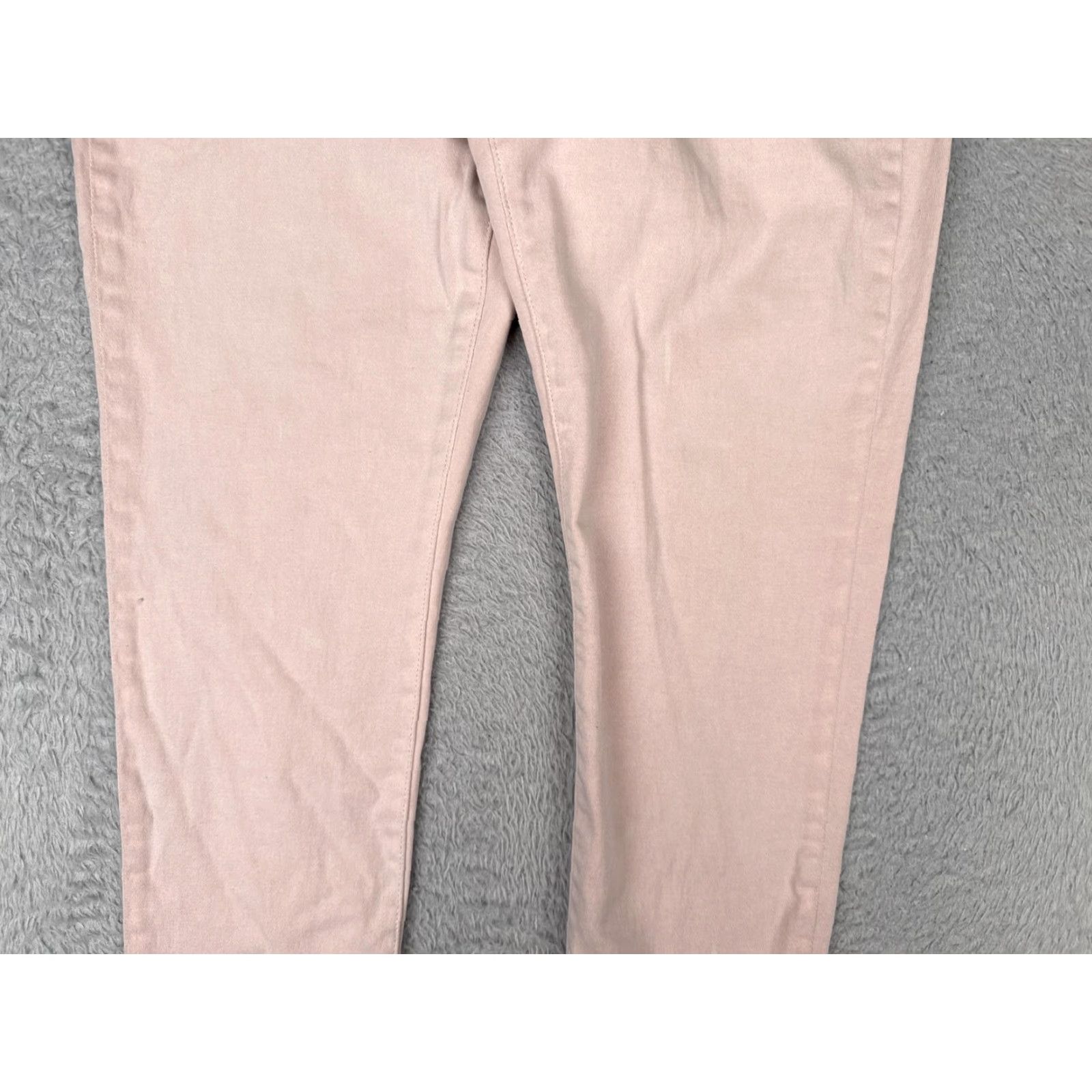 Michael Kors Michael Kors Jeans Womens 10 Pink Izzy Cropped Skinny Denim 5-Pocket Stretch Baggy? Size 32" / US 10 / IT 46 - 3 Thumbnail