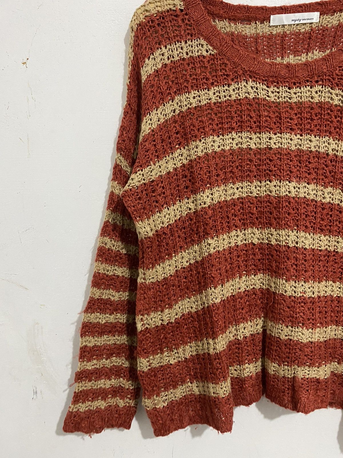 Hysteric Glamour 💸BINDINGOFFER💸Mysty japanese stripe knitted issey styled Size US M / EU 48-50 / 2 - 3 Thumbnail