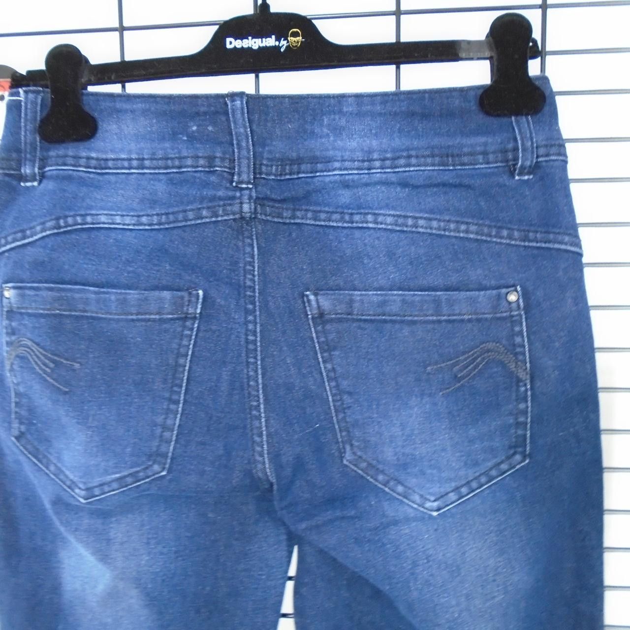 Vintage Women's Jeans Kokue. Dark blue. M. Used. Good Size 28" / US 6 / IT 42 - 5 Thumbnail