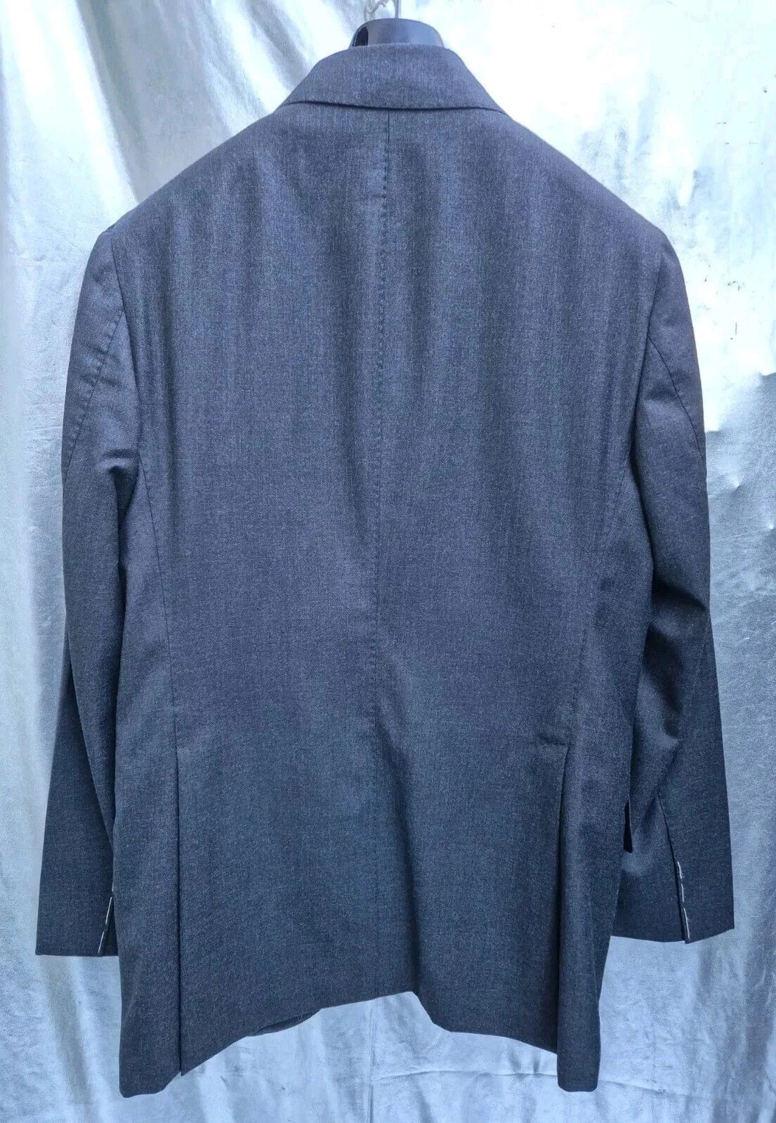 Anglo-Italian Anglo Italian BLAZER (EU 46) / (US 36) grey 100% wool BNWOT Size 36R - 5 Thumbnail