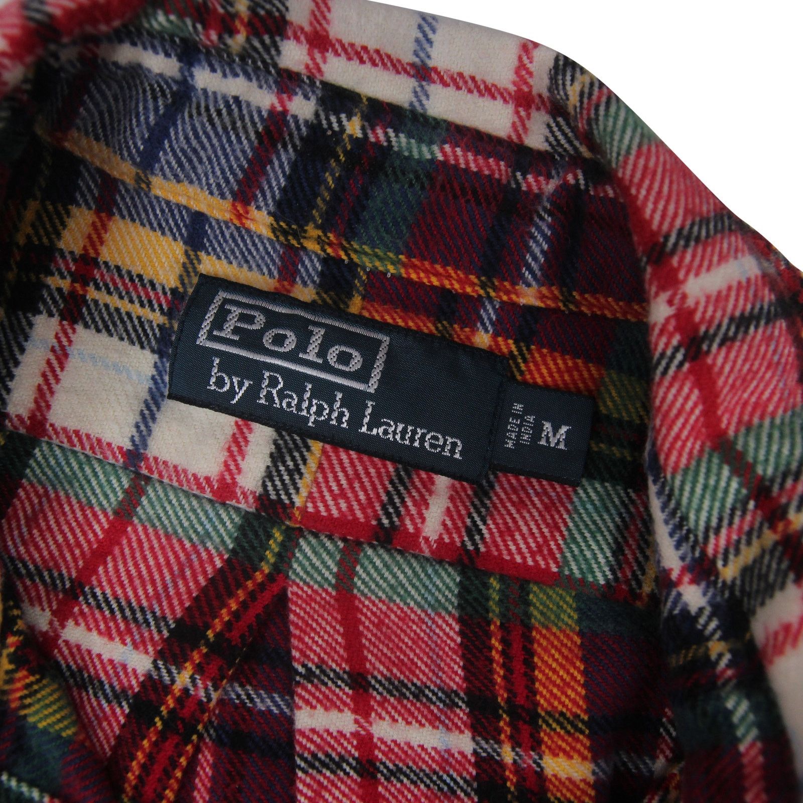 Polo Ralph Lauren × Vintage Vintage Polo Ralph Lauren Ombre Faded Plaid Flannel Shirt Size US M / EU 48-50 / 2 - 5 Thumbnail
